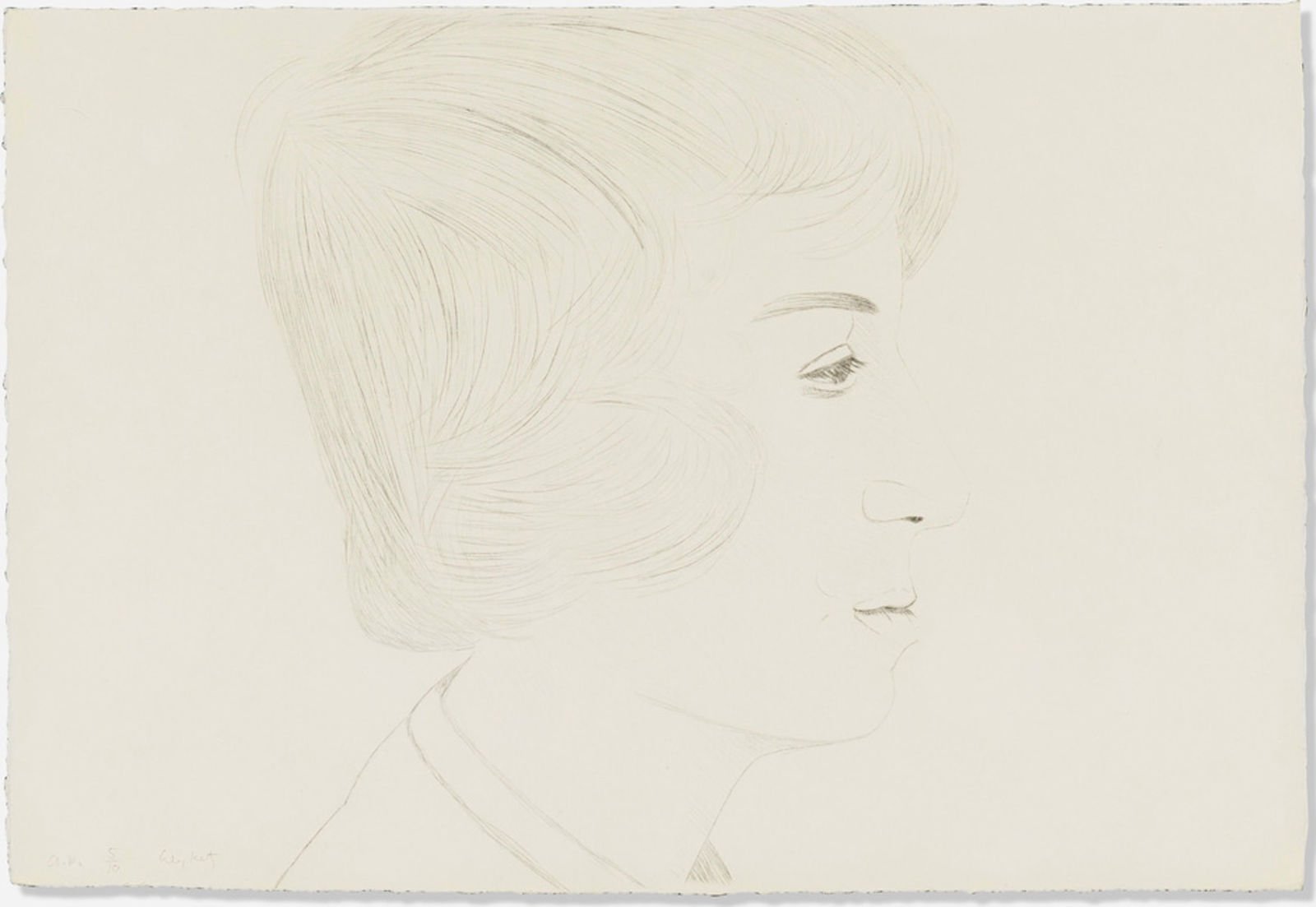 Alex Katz, Profile of Vincent (Schröder 71), 1972