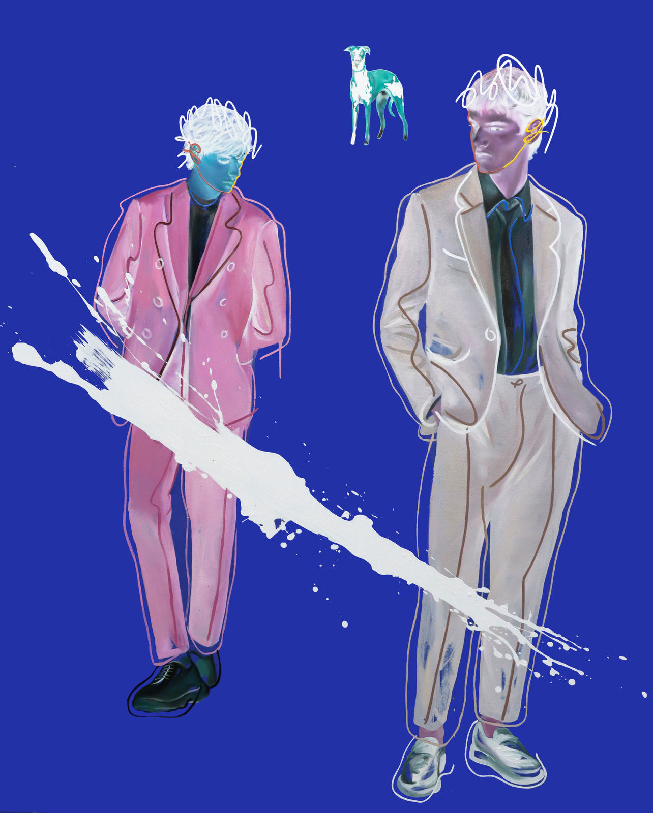 Loribelle Spirovski, Pas de Deux blue , 2023