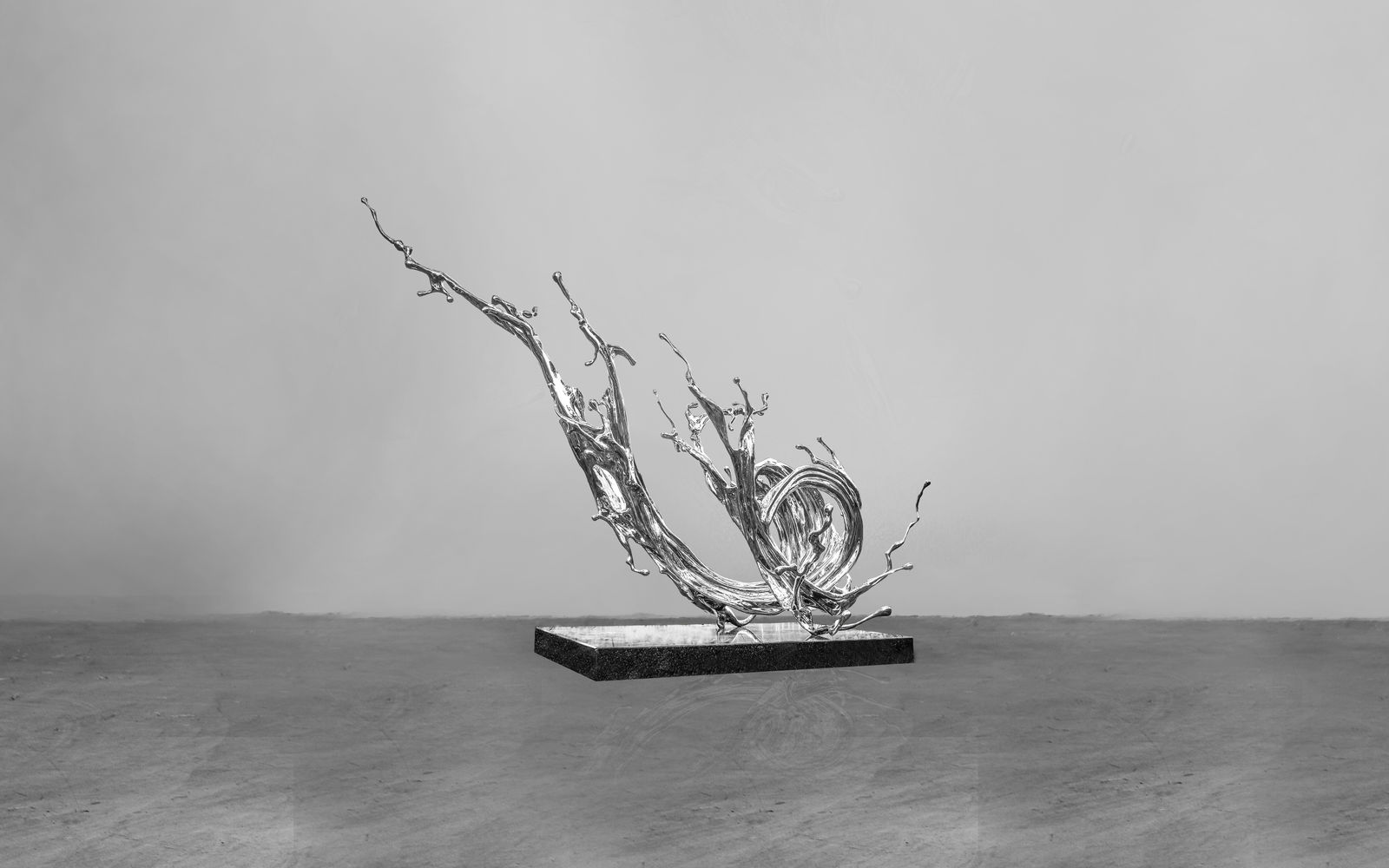 Zheng Lu, Water in dripping-Jump, 2022