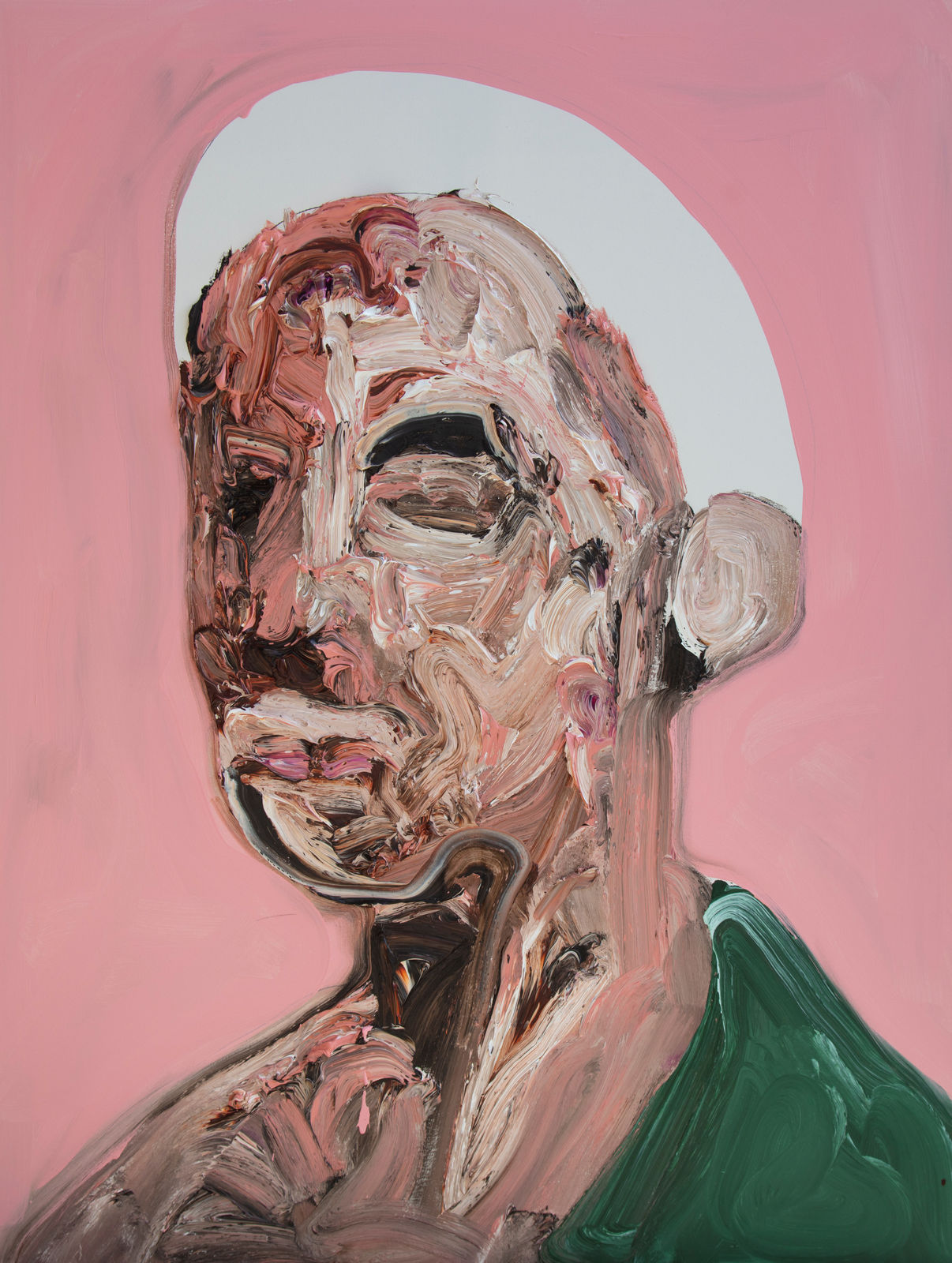 Vladinsky, Pink Background, 2025