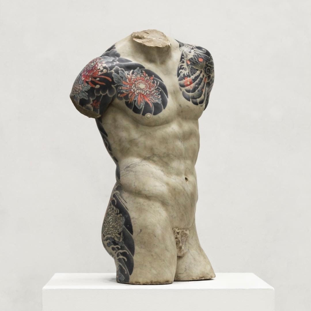 Fabio Viale, Kouros, 2016