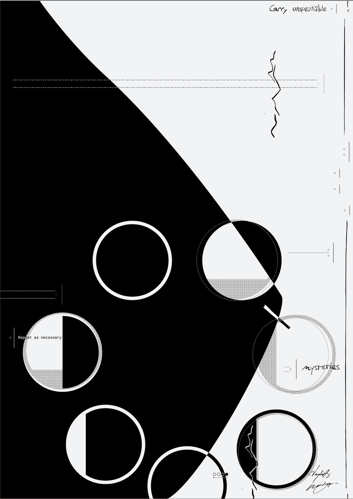 Operator, Repeat as necessary #31 - Carry unspeakable mysteries, 2025