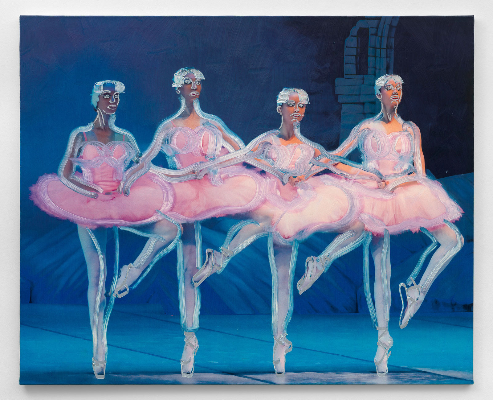 Gretchen Andrew, Facetune Portrait, das Fahrzeug , 2024