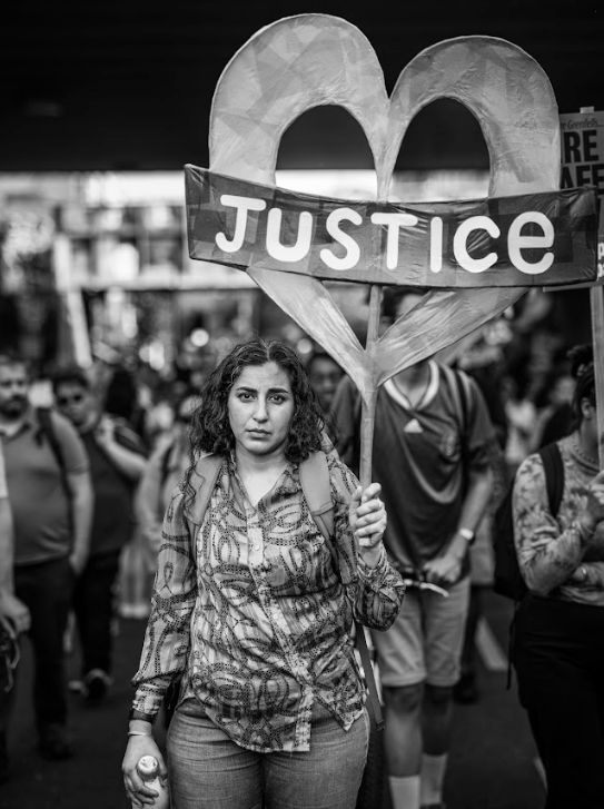 Misan Harriman, Justice for Grenfell - London, 14th June, 2023