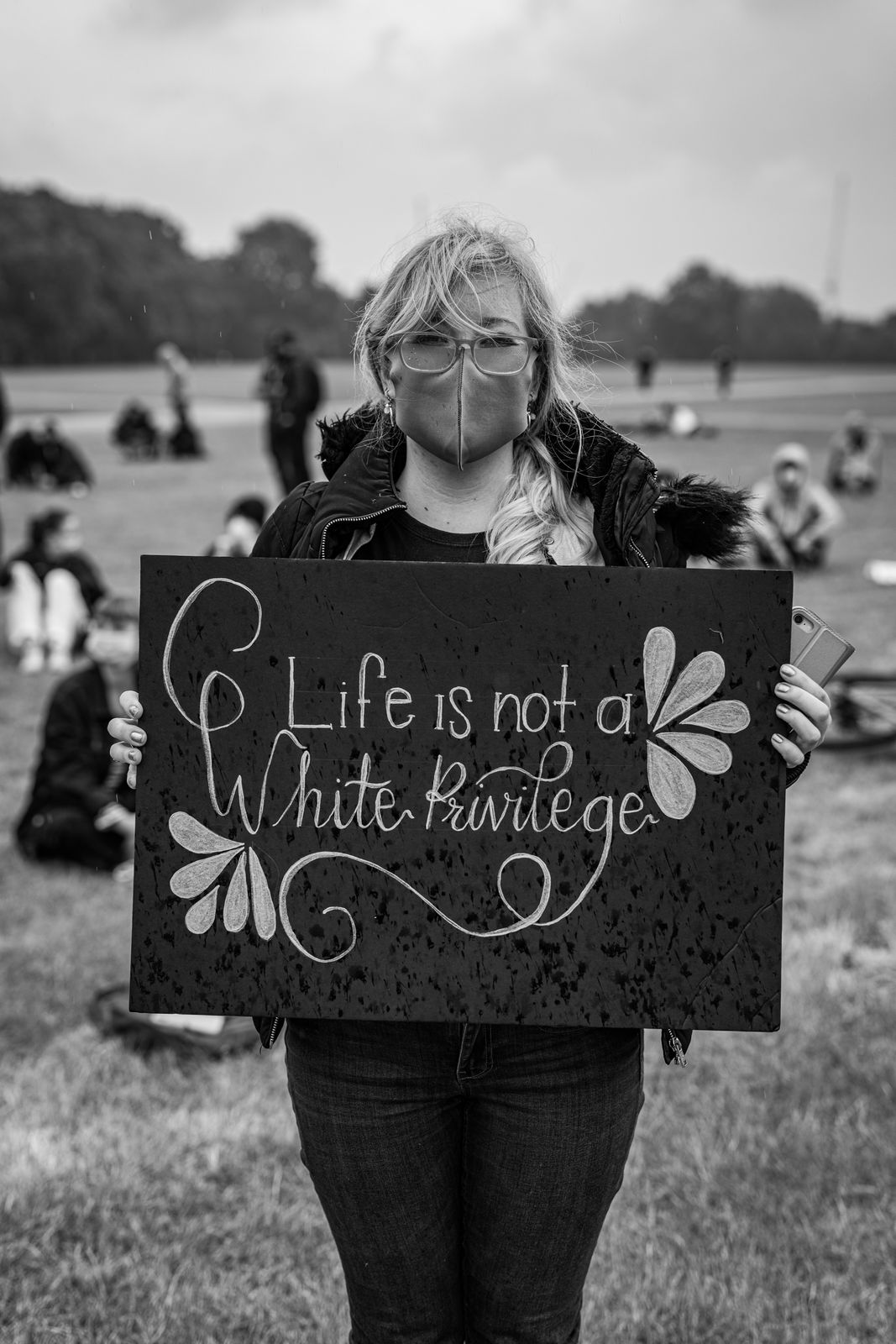 Misan Harriman, Sigh- Hyde park., 12th June, 2020