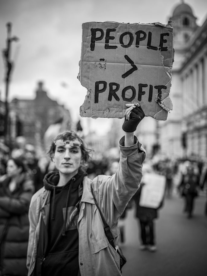 Misan Harriman, People Over Profit - London , 3rd February, 2024