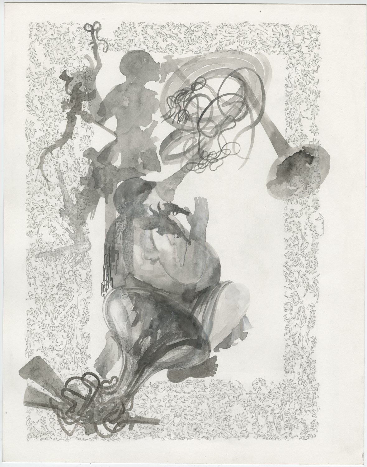 Shahzia Sikander, End of Something Series 2, 2009