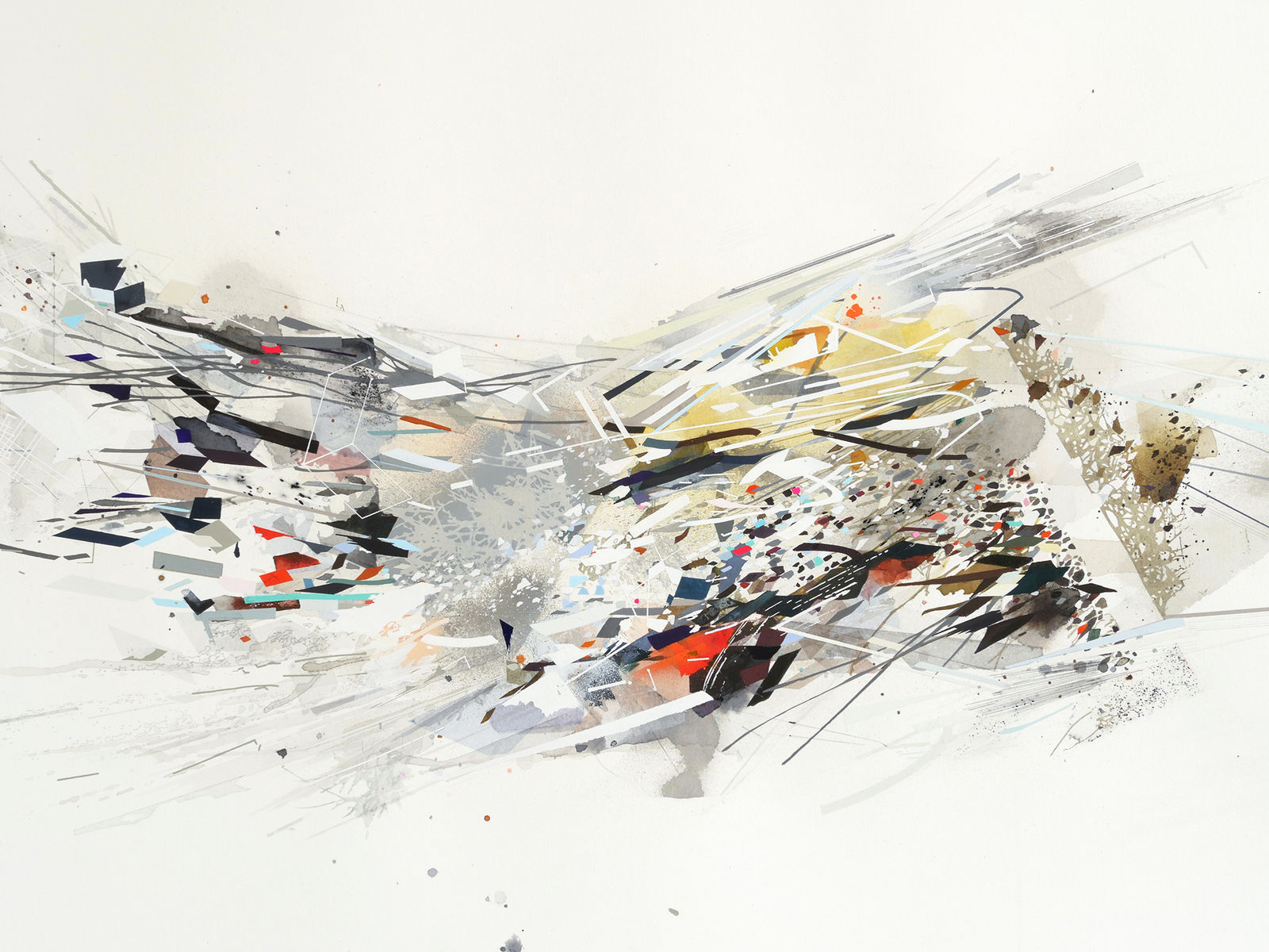 Close up of the left piece of Increasing the In-Between