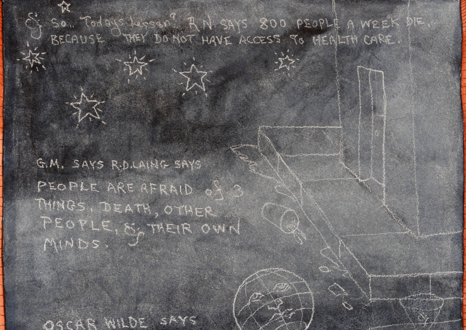 William T. Wiley, It's Starting to Make Since, 2012