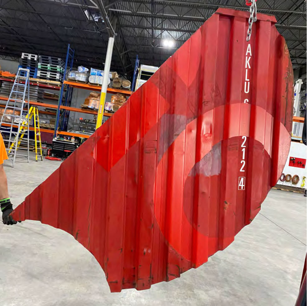 LOT-EK, #17 2D Circle Front "Go" with Front Top Structure Wall Piece, 2023