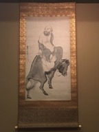 Rosetsu Nagasawa (1754-1799), Painting of Hotei on Ox, Edo (1603-1868)