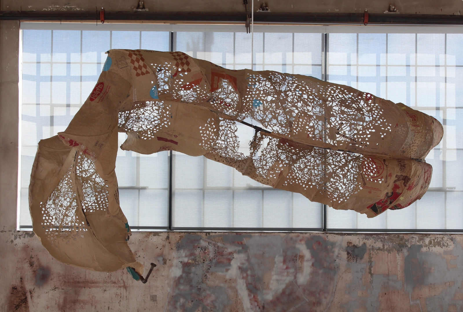 Third close up installation view of Odalisque