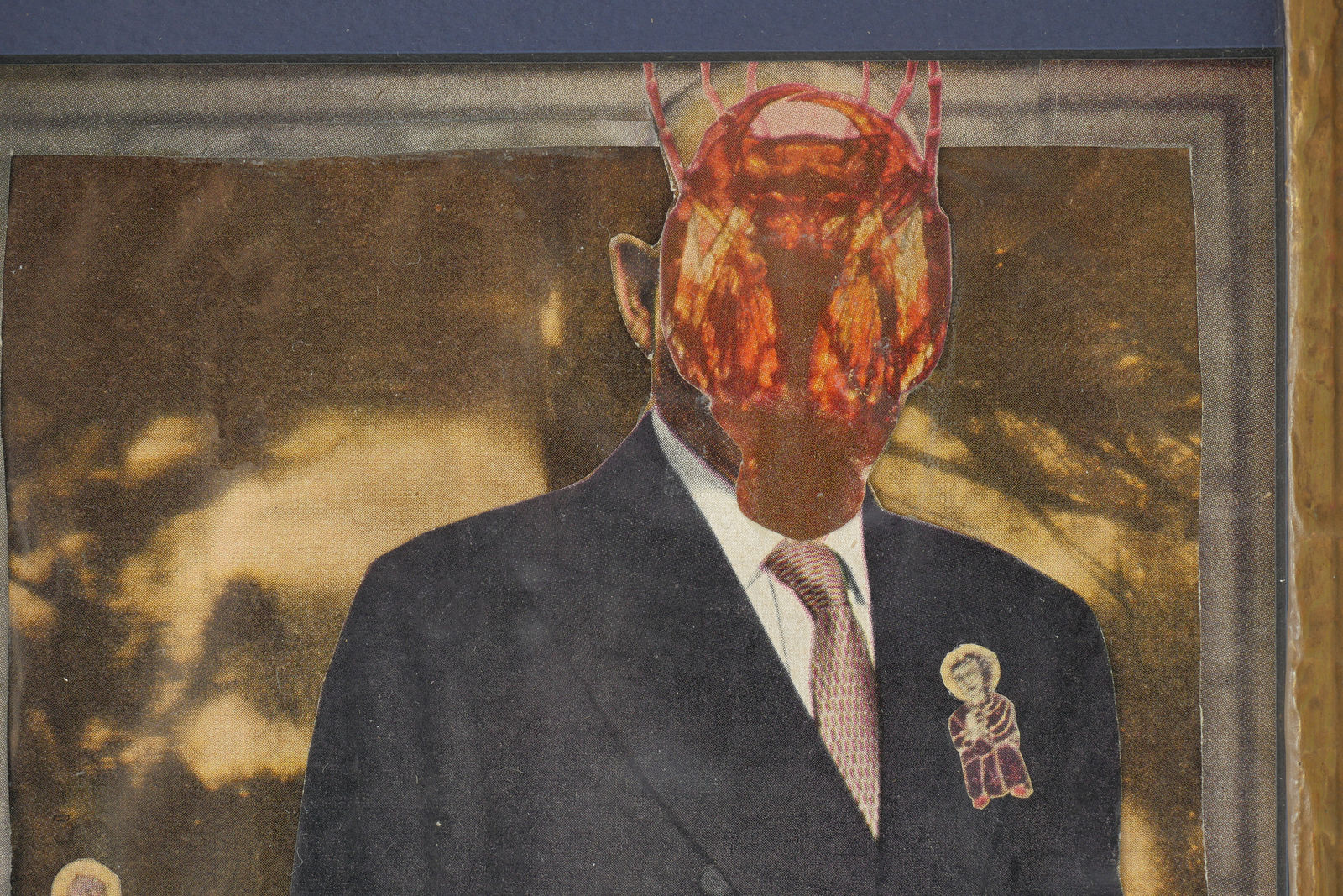 Untitled (Suited Man Holding Key), detail