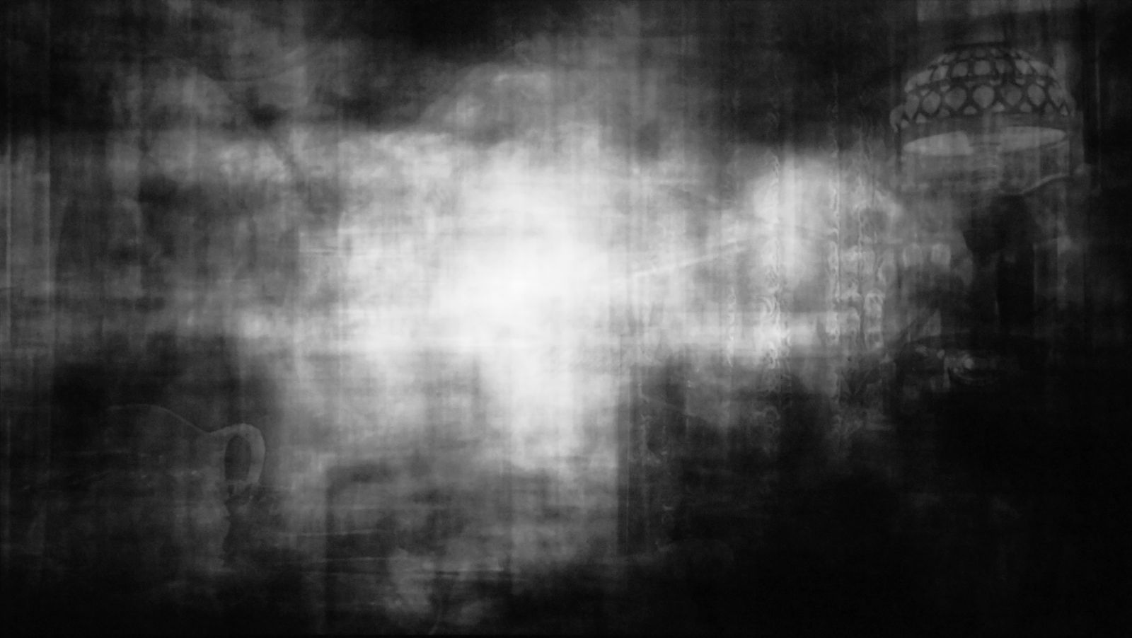 Still image of an average of Hitchcock’s movie Psycho