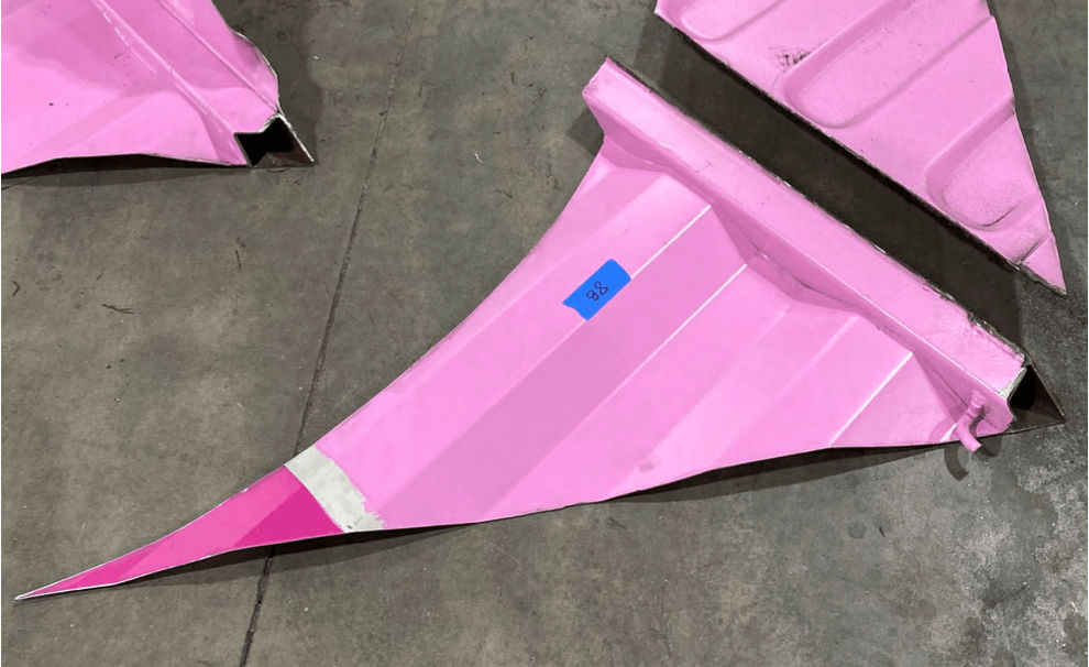 LOT-EK, #8A 2D Triangle Side Lamp, 2023