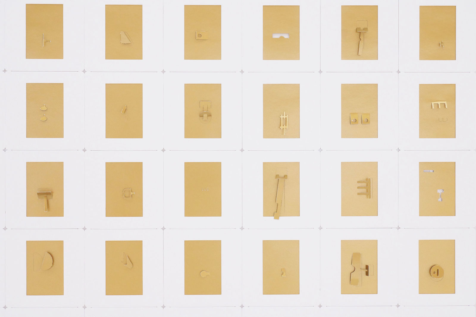 Marco Maggi, GOLD ARCHIVE, 2024