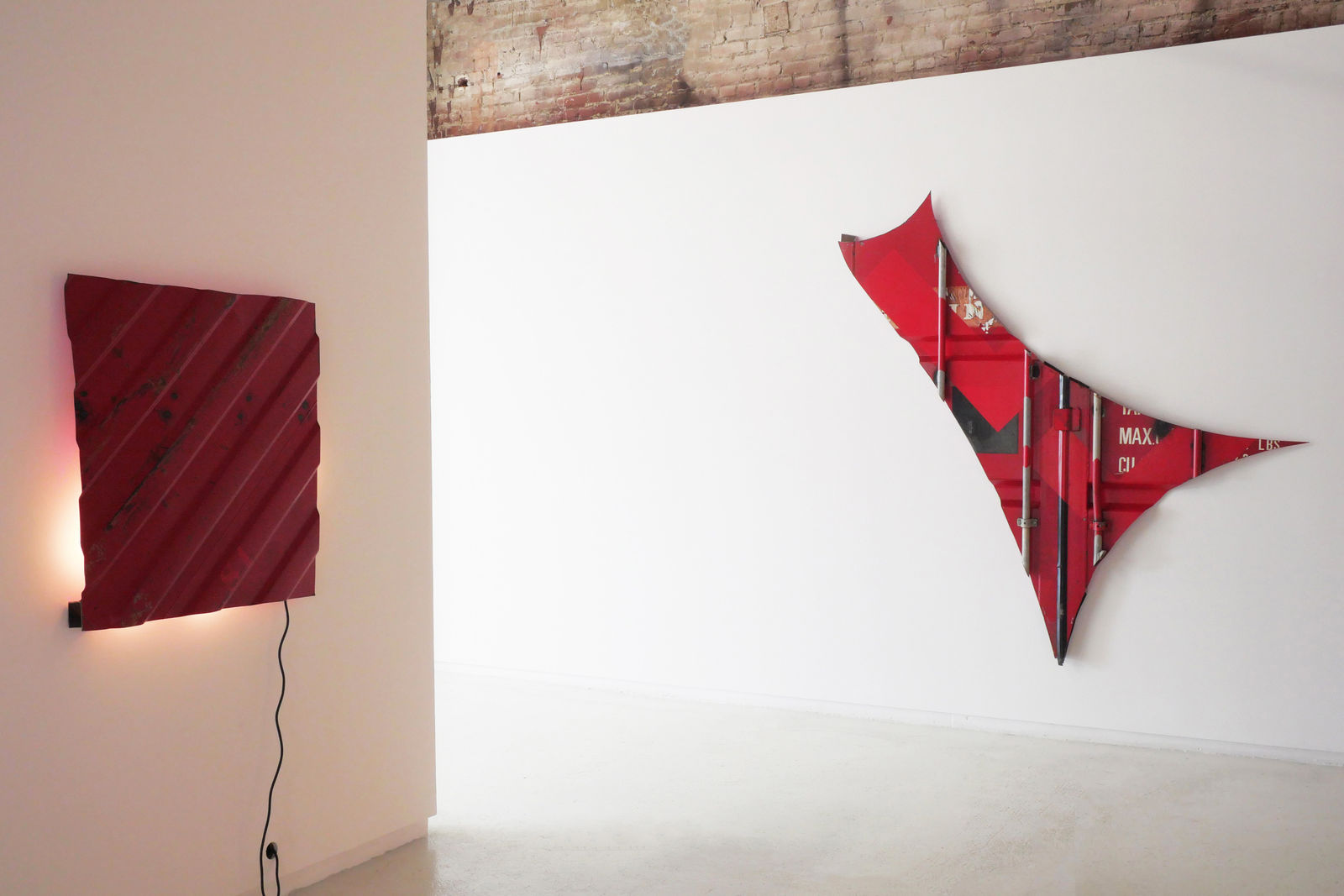 LOT-EK, #22 2D Leftover Rear with Spot Welded Rods Wall Piece, 2023