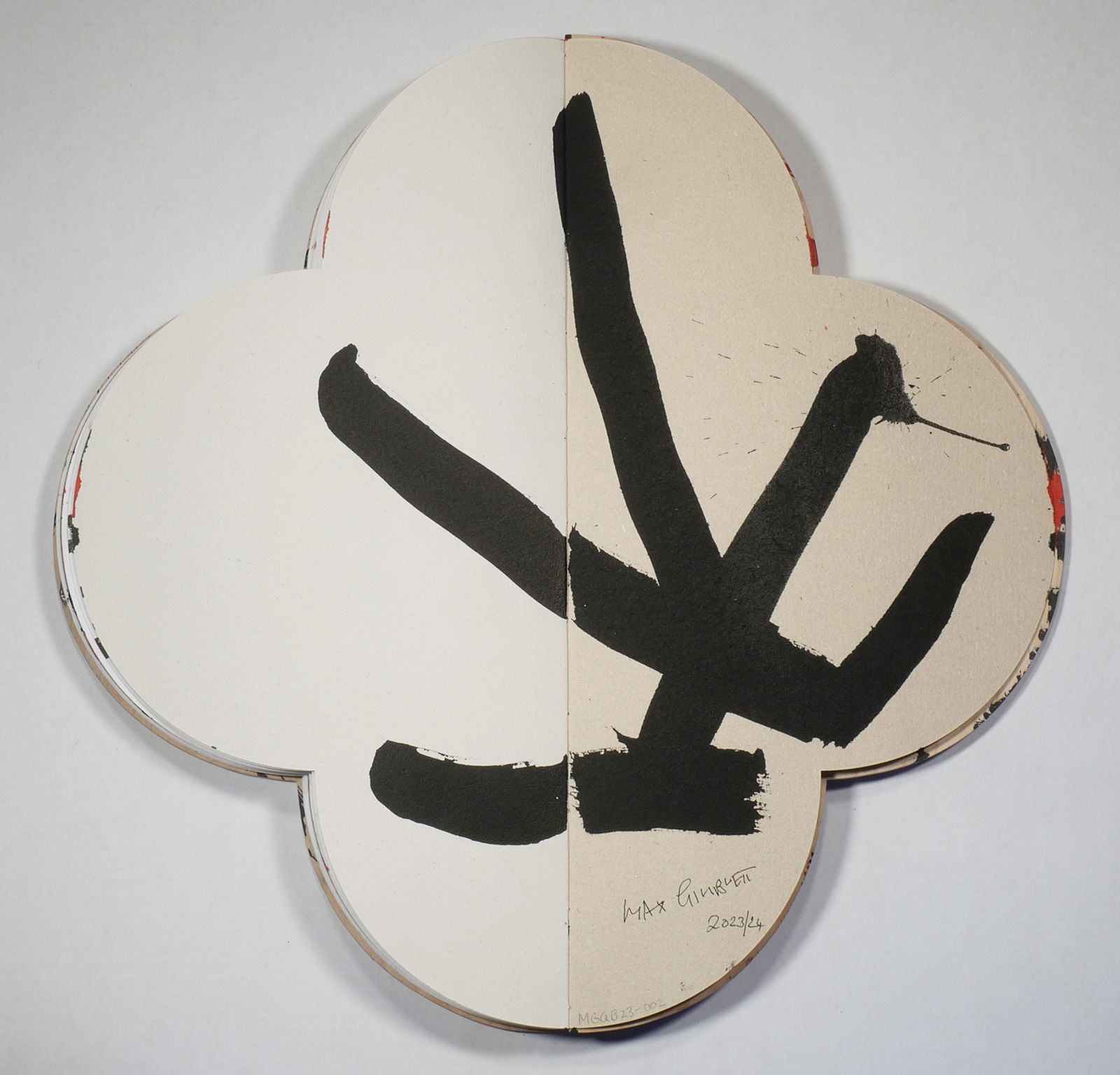 Max Gimblett, Quatrefoil Book, 2023
