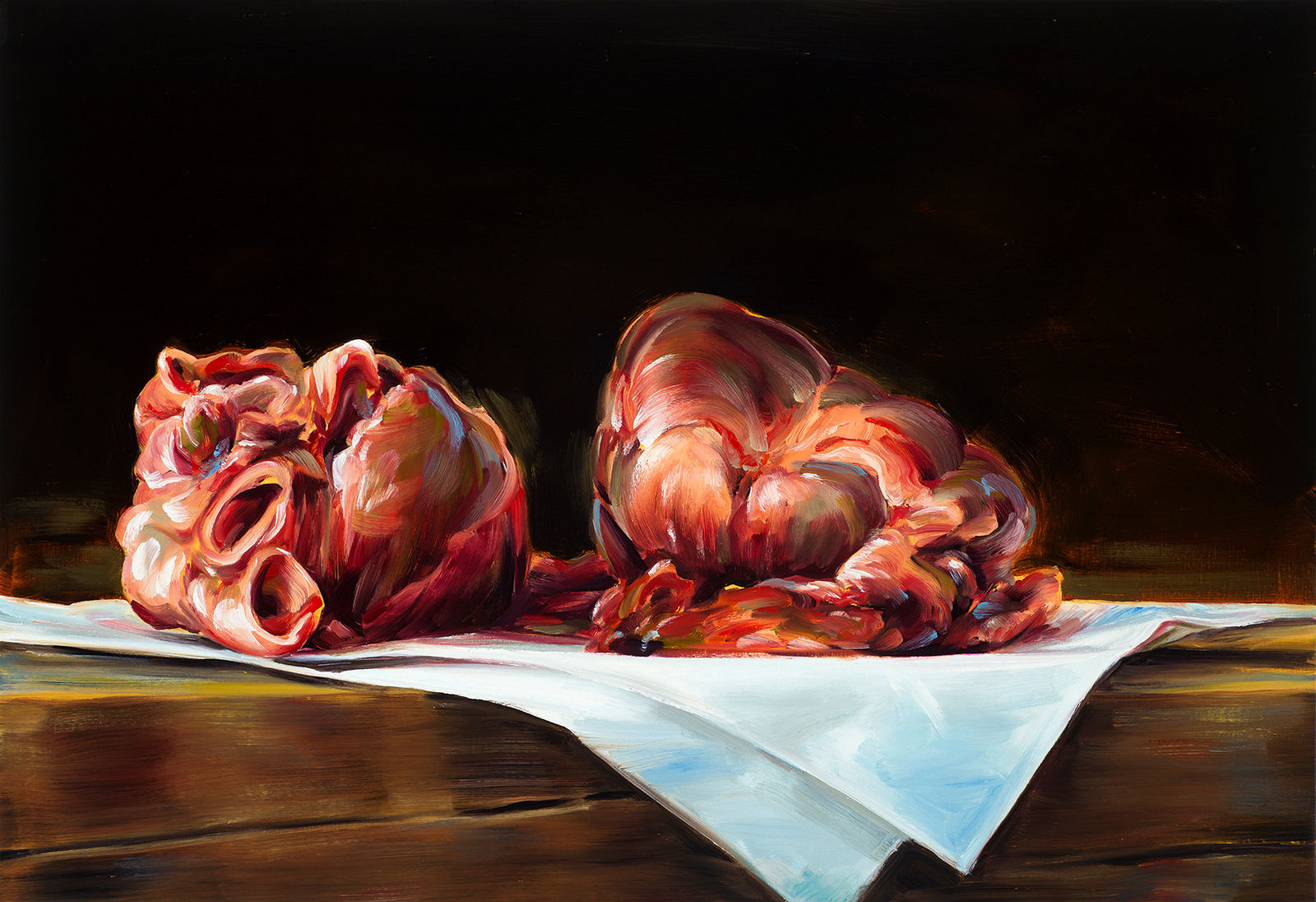 Cornelius Völker, Zwei Herzen (Two Hearts), 2025