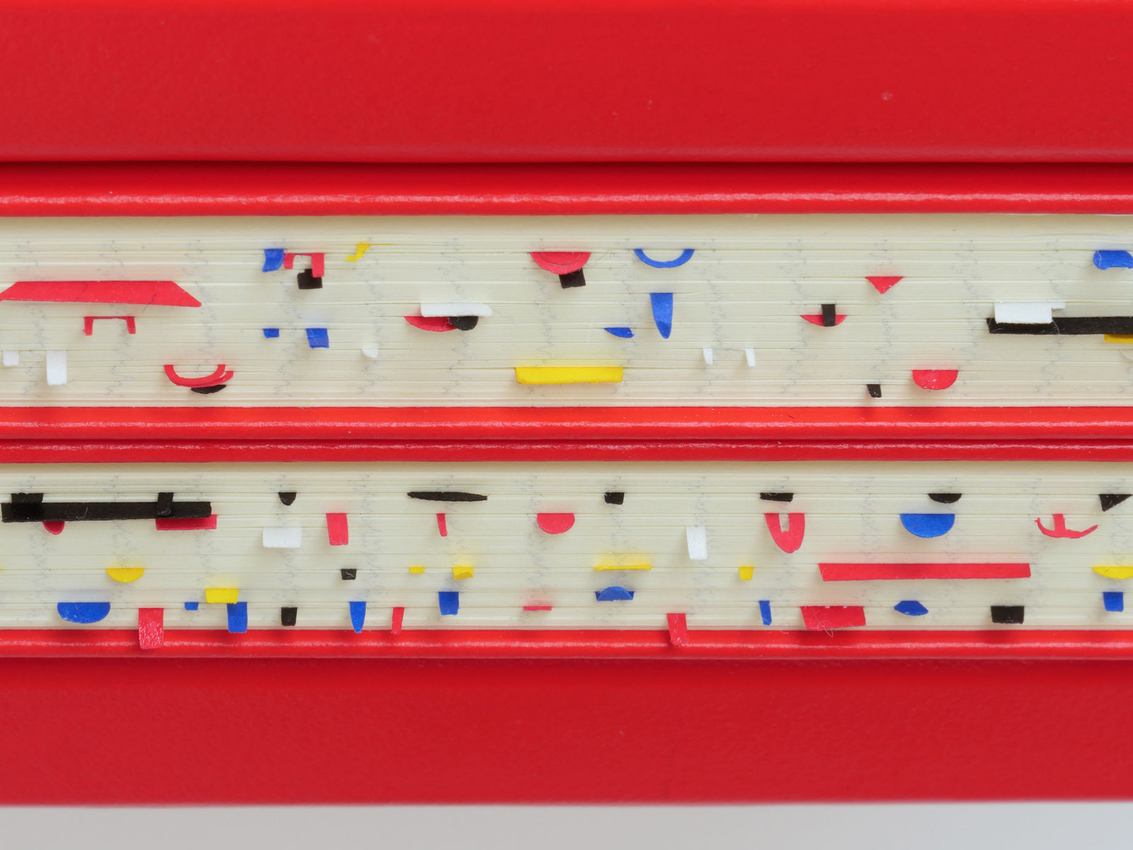 Marco Maggi, Stacking Quotes (Red), 2018