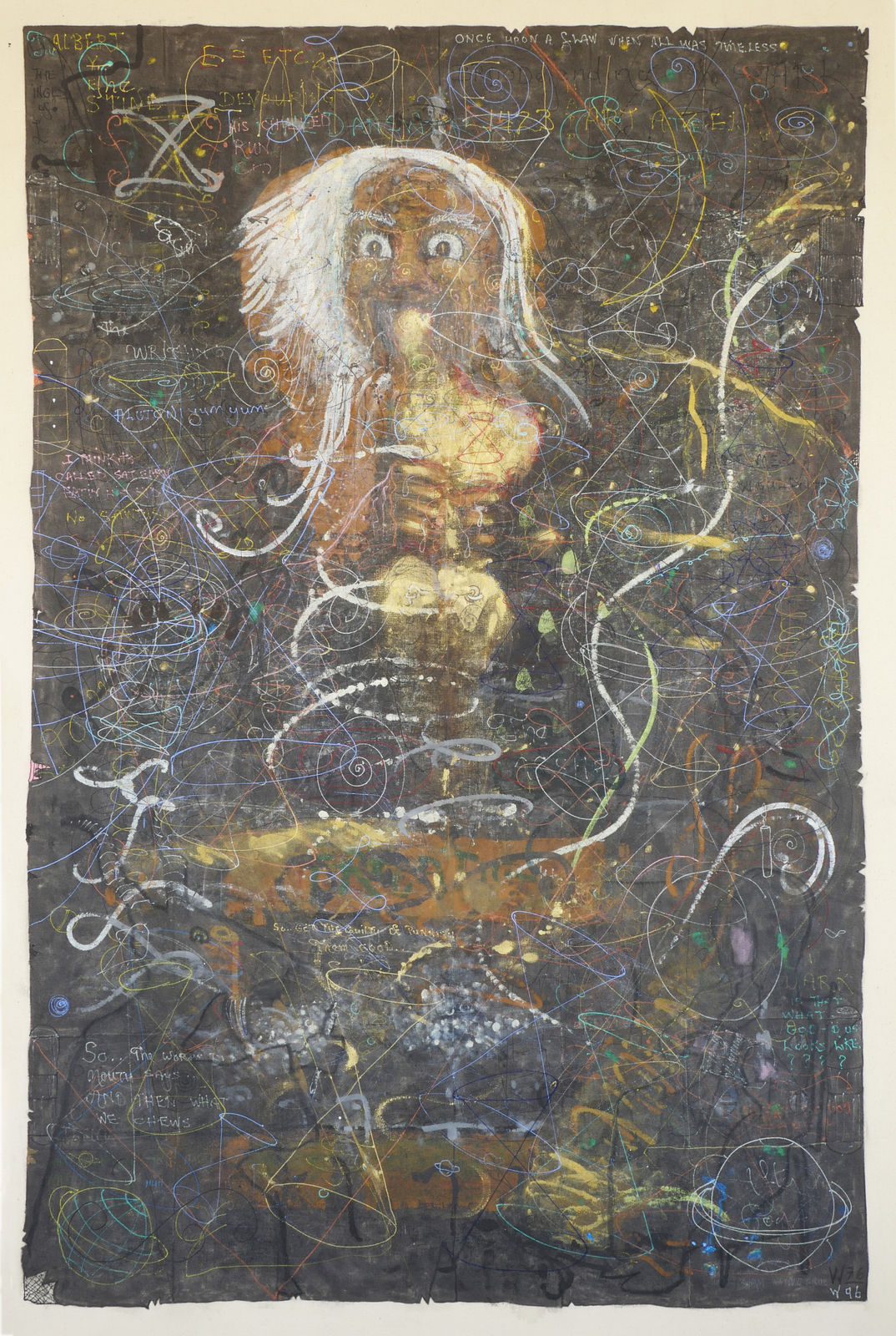 William T. Wiley, Sauturn Eatin His Kids - After Goya, 1996