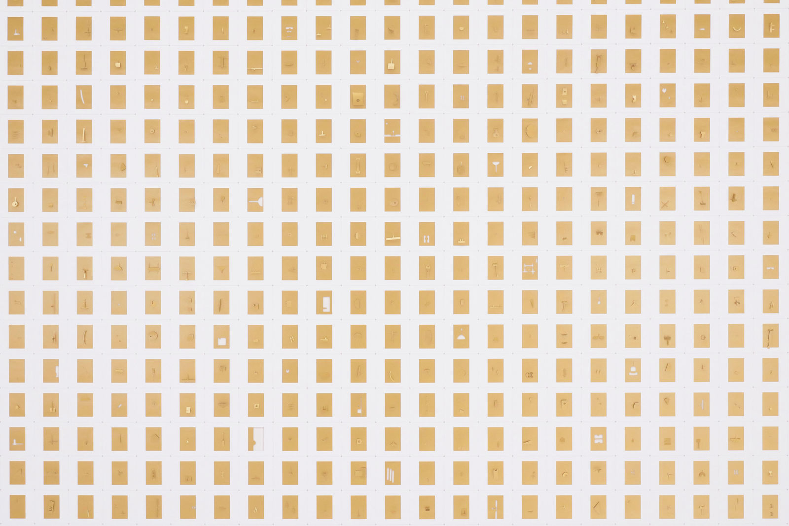 Marco Maggi, GOLD ARCHIVE, 2024