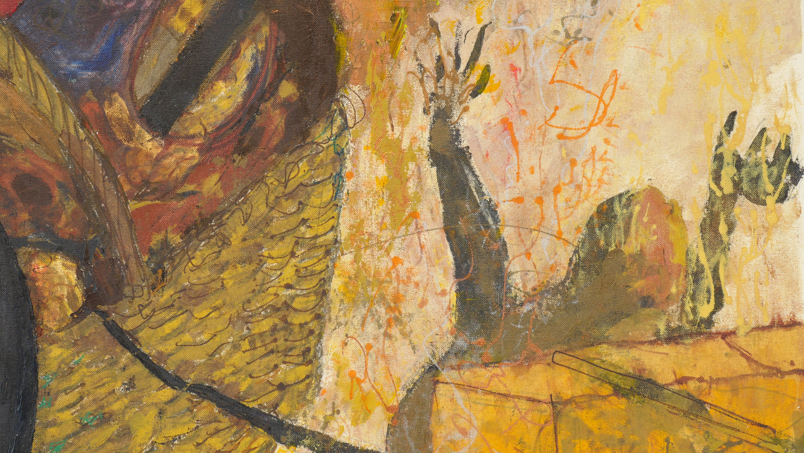 William T. Wiley, Mad Meg (after Bruegel), 1994