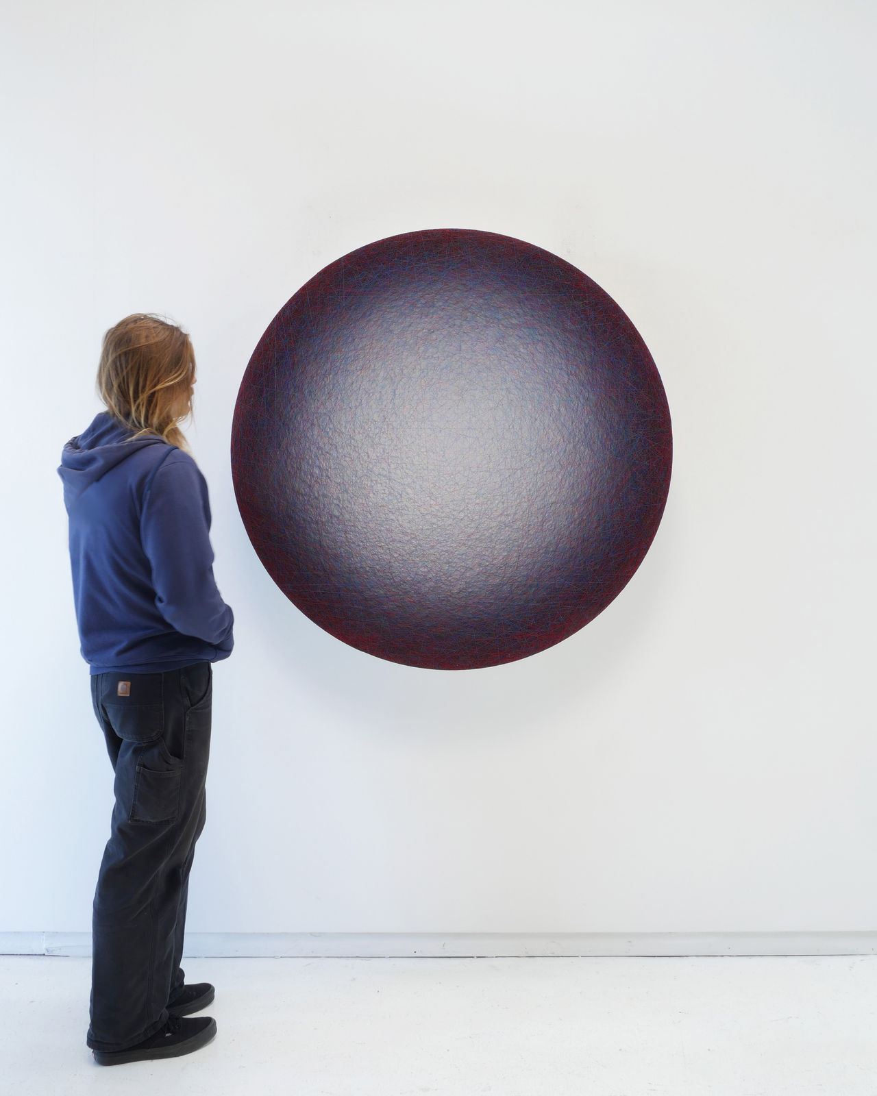 Emil Lukas, infinite edge blue #2283, 2024