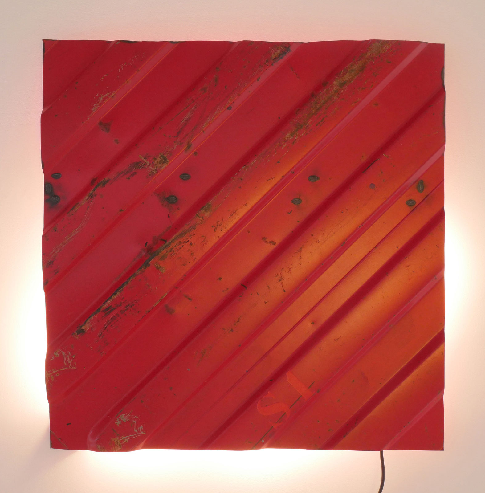 LOT-EK, #1 2D Square Top Wall Piece, 2023