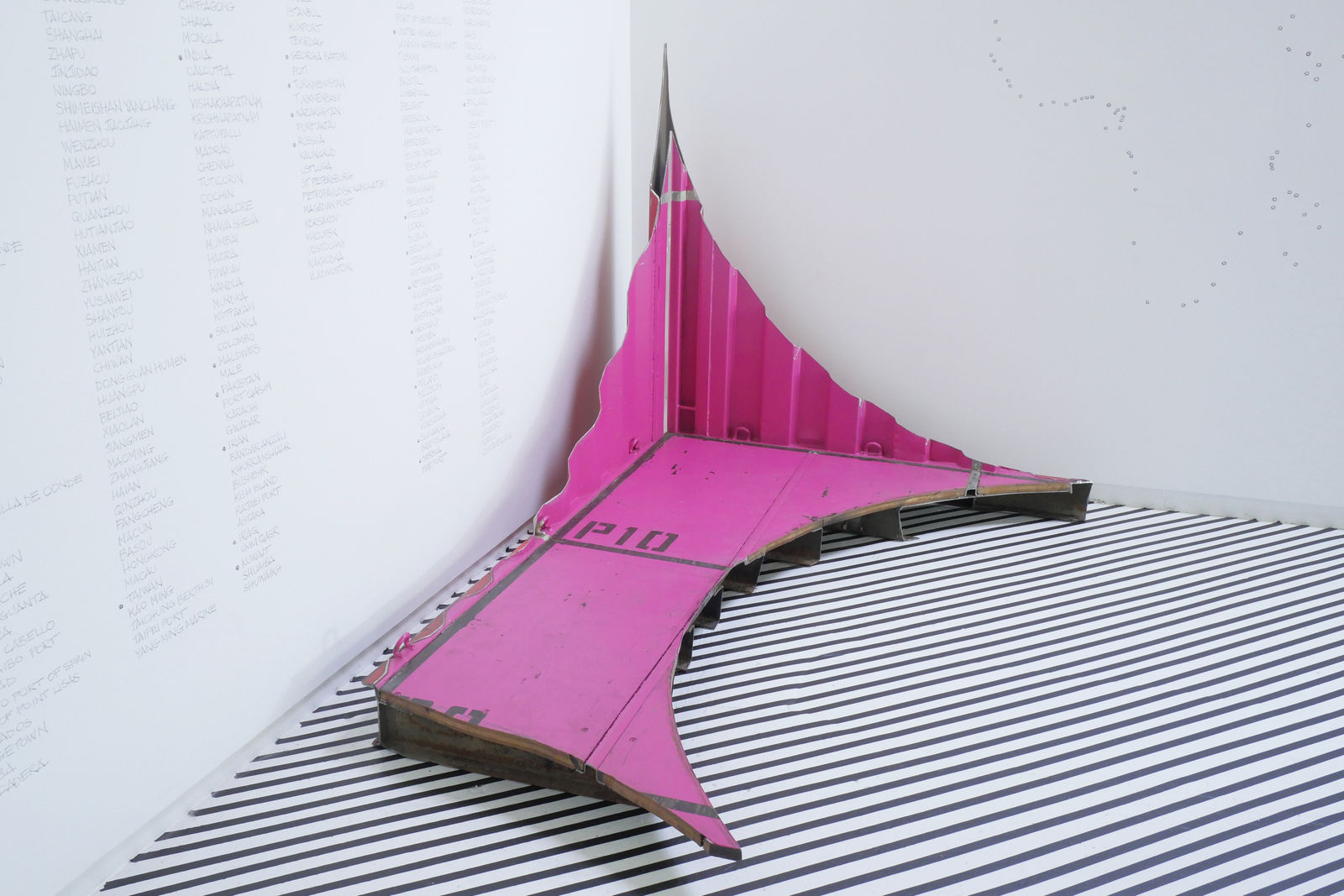 LOT-EK, #25 3D Leftover Bottom+Side+Front with Corner Casting Lounge, 2023