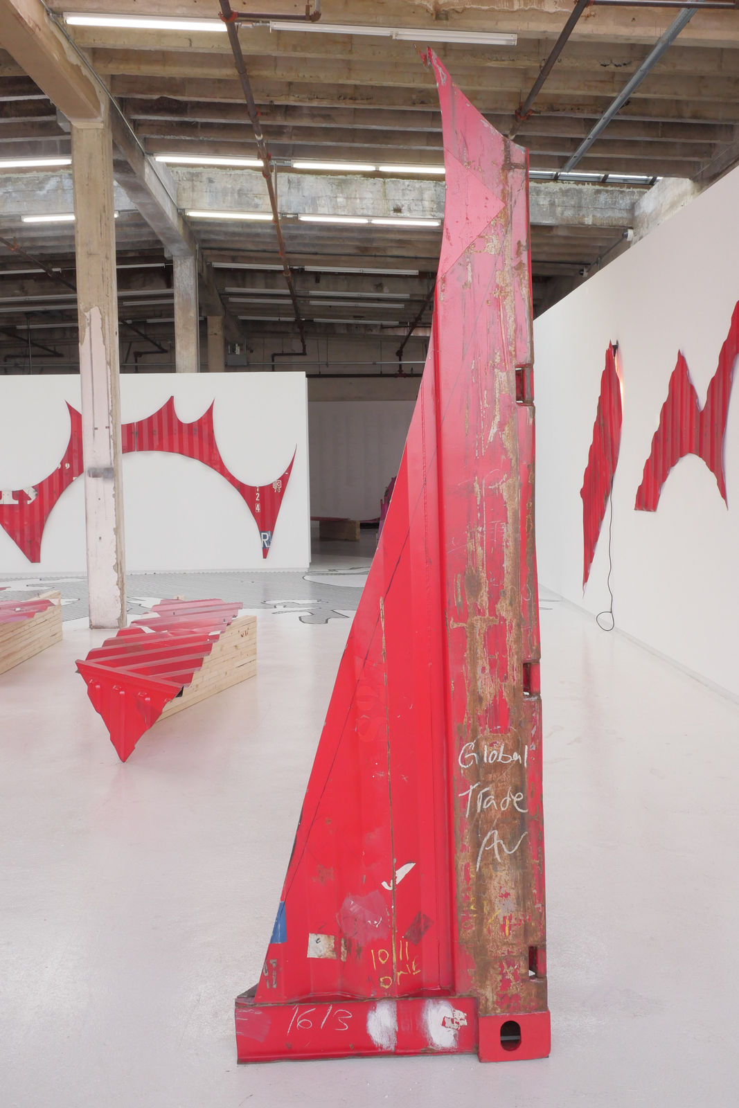 LOT-EK, #27 3D Circle+Triangle Bottom+Side+Rear, 2023