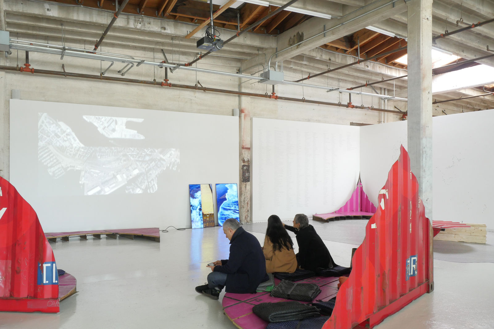 LOT-EK, #24 3D Triangle+Circle Bottom+Side+Front with Corner Casting Lounge, 2023