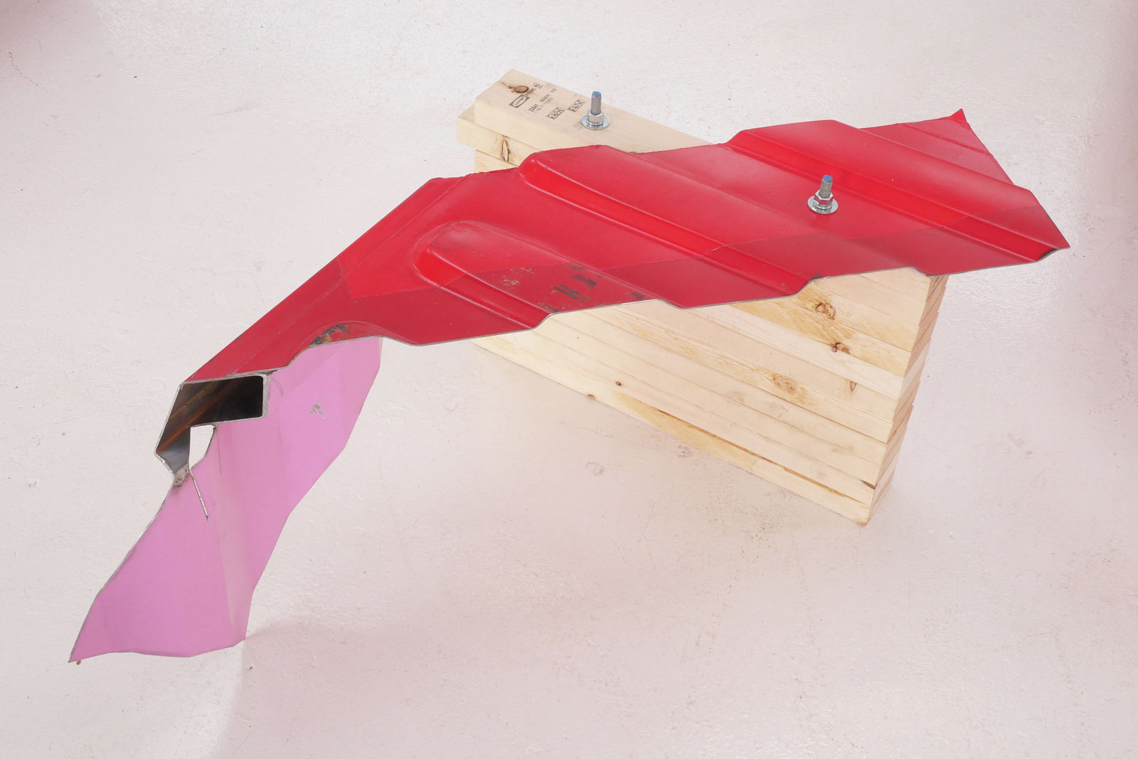 LOT-EK, #4 3D Rectangle Top+Side Table/Bench, 2023