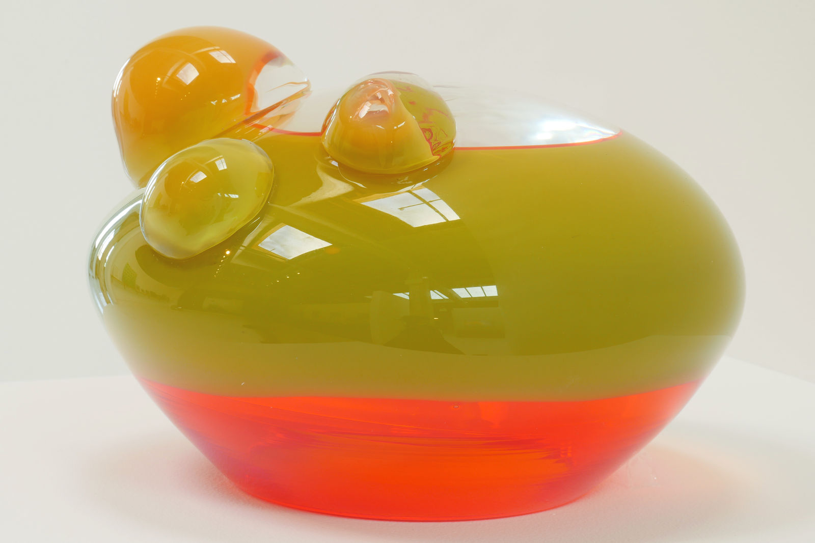 Side view of the sculpture.