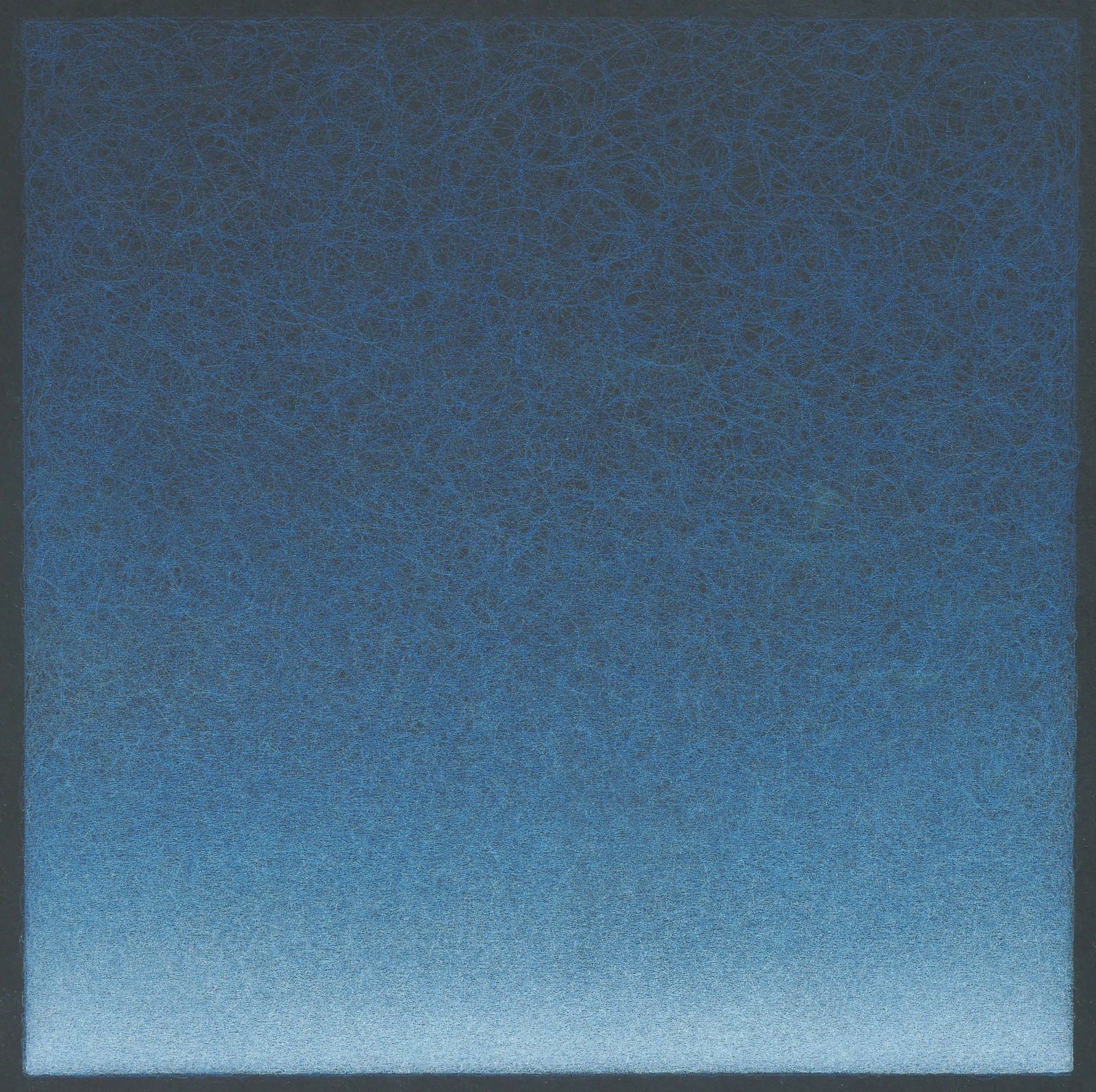 Detail of Floating Phthalo Blue Square