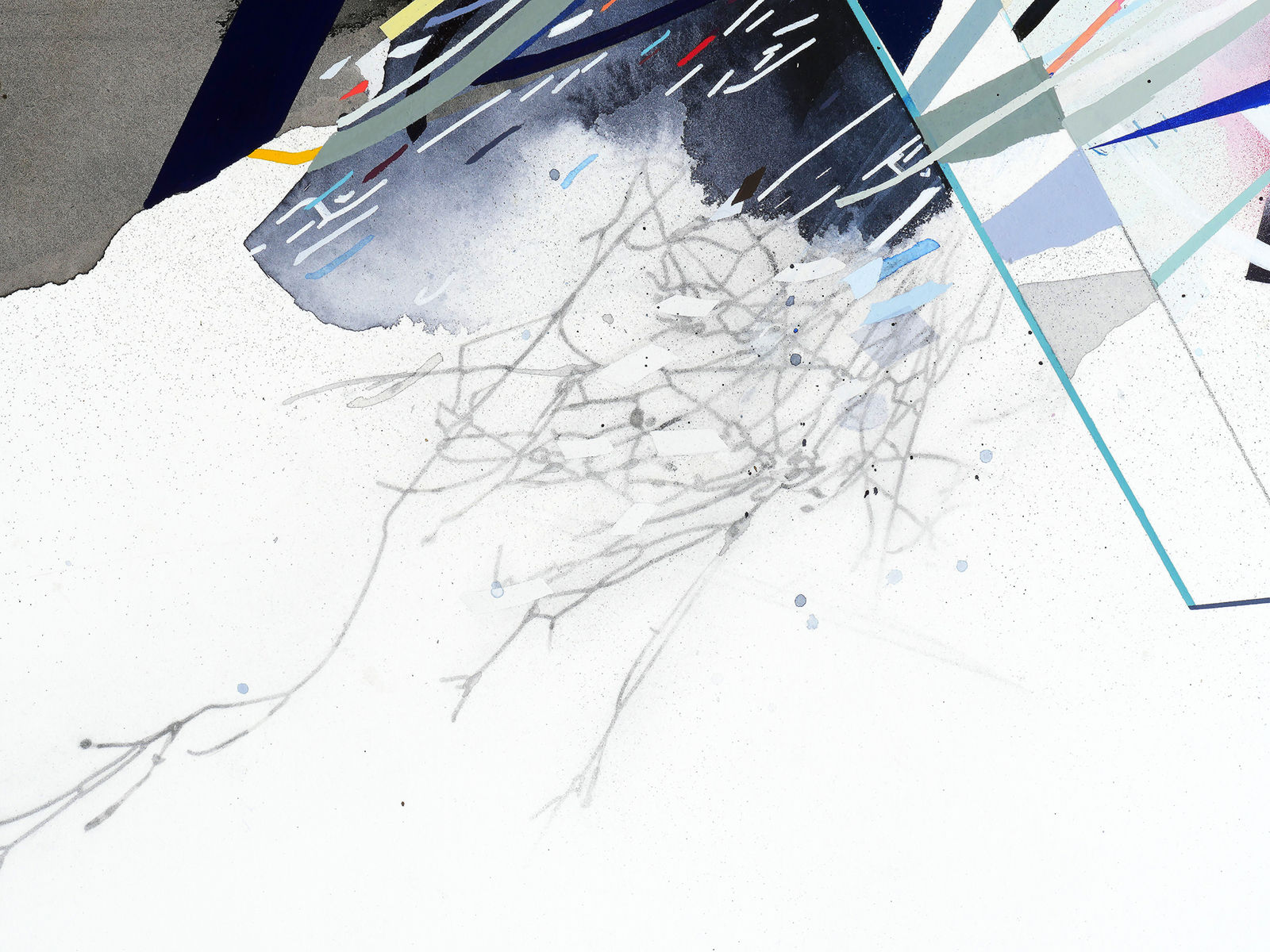 Detail of the bottom of the right layered mass in A Major/Minor Phase