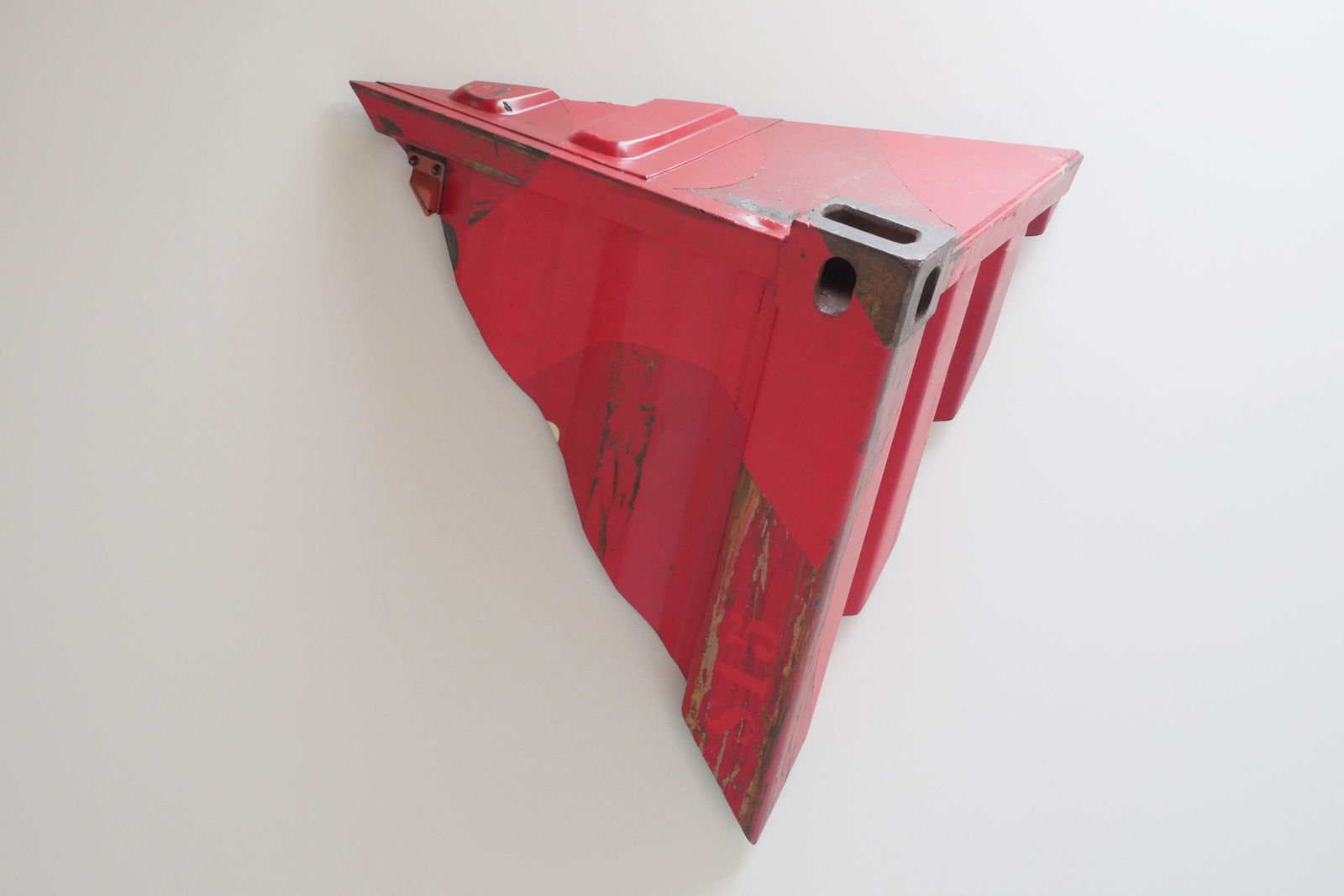 LOT-EK, #15 3D Pyramid Top+Side+Front with Corner Casting Wall Piece, 2023