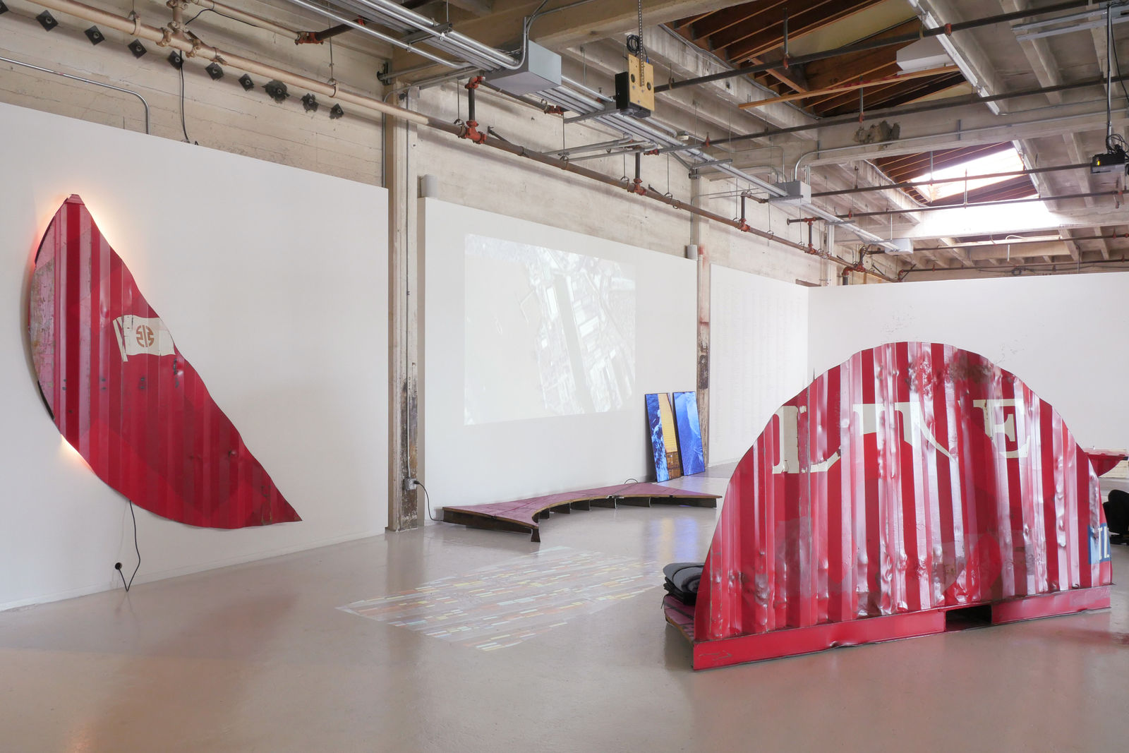 LOT-EK, #24 3D Triangle+Circle Bottom+Side+Front with Corner Casting Lounge, 2023