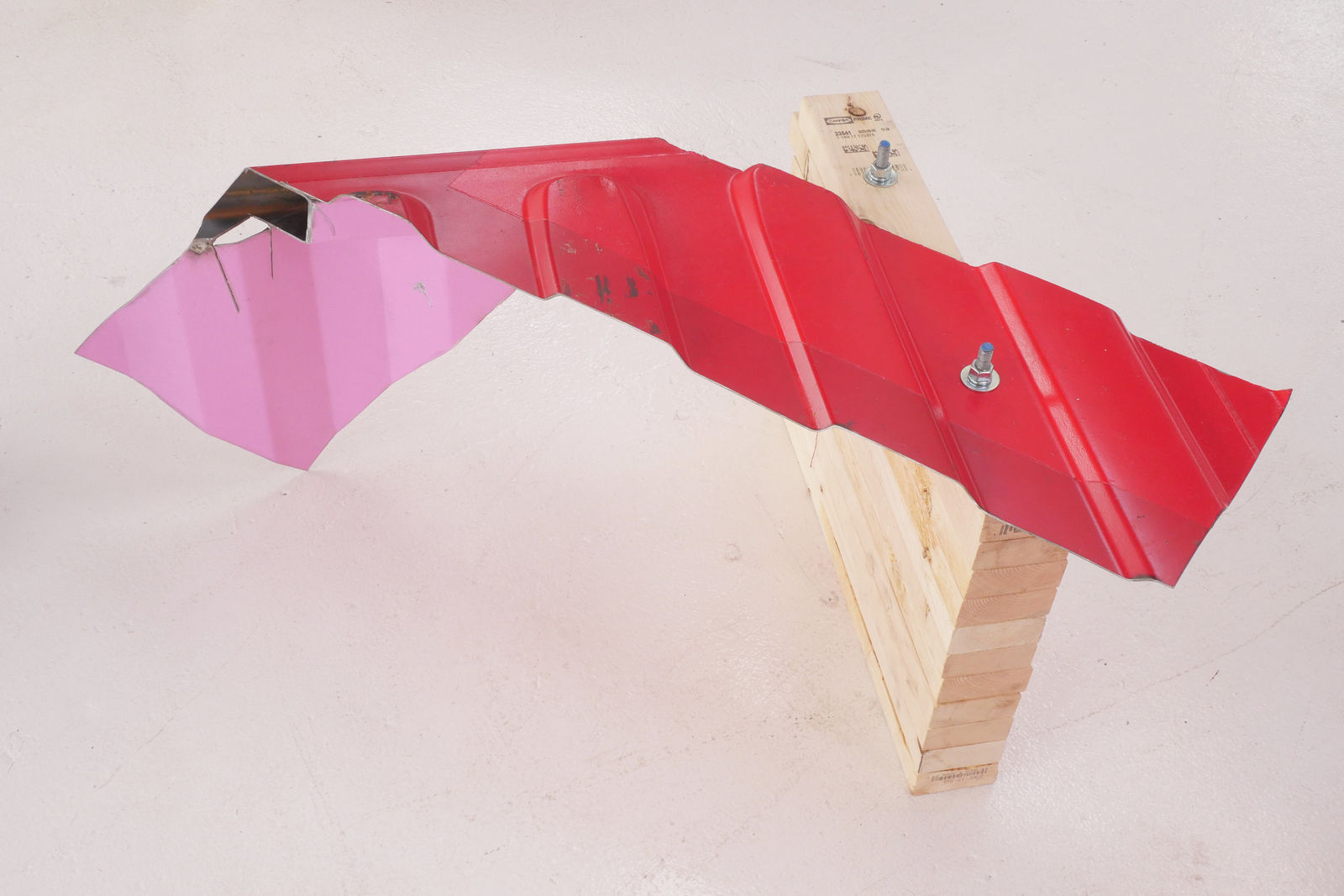 LOT-EK, #4 3D Rectangle Top+Side Table/Bench, 2023