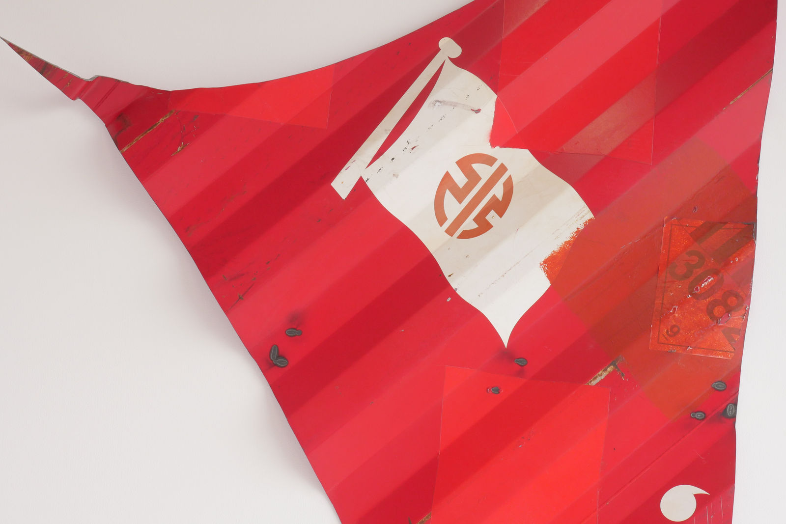 LOT-EK, #20 2D Triangle Side Sail Wall Piece, 2023