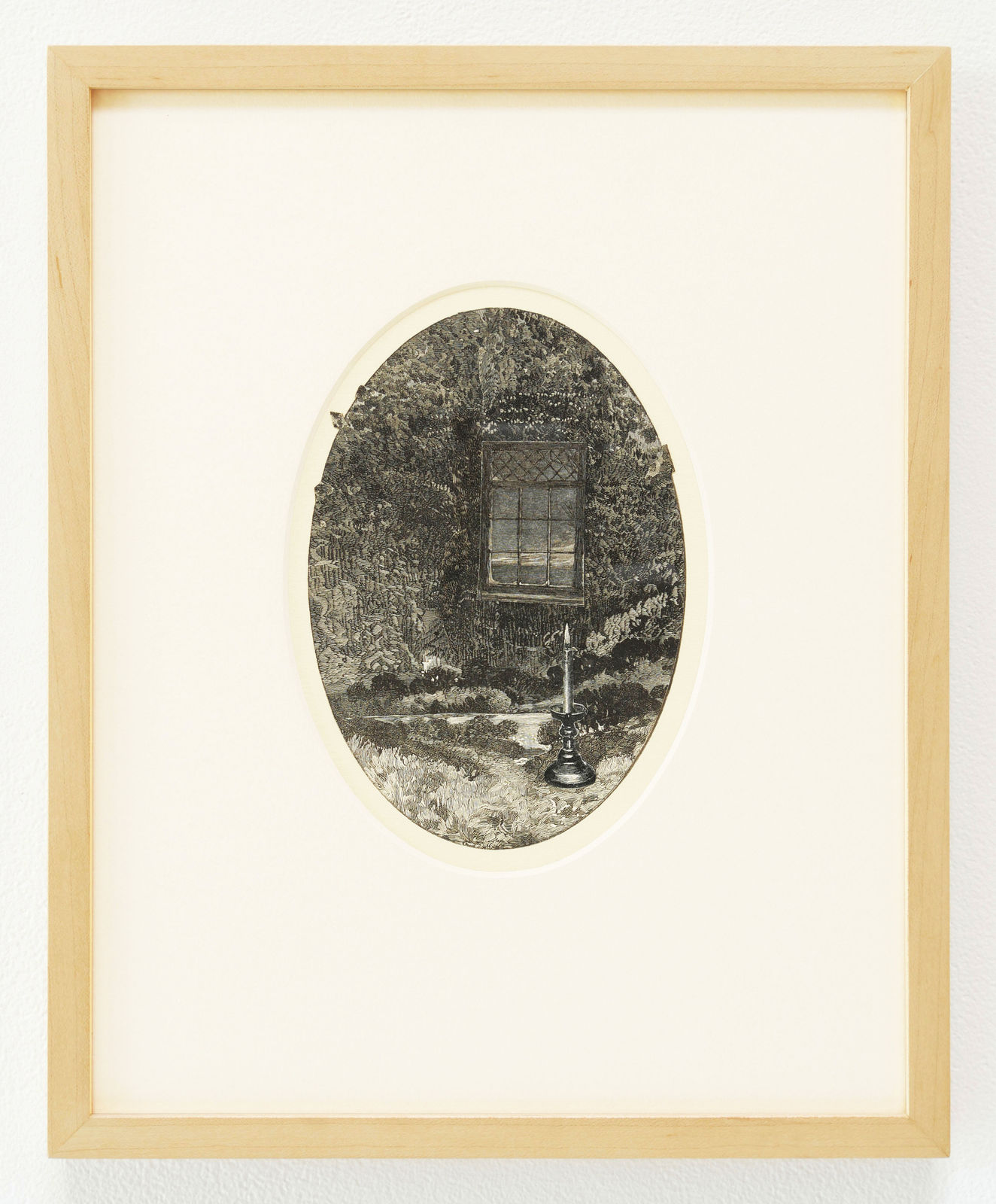 UNTITLED, framed with cream mat