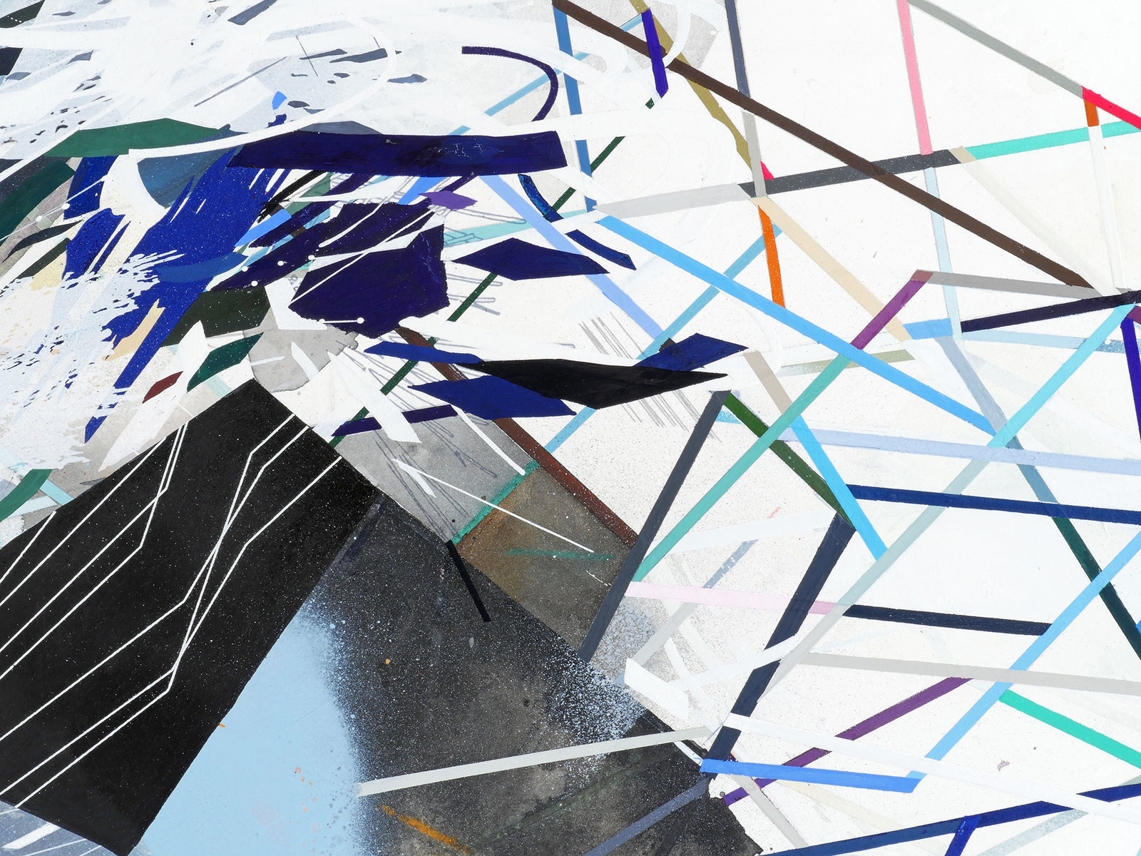 Detail of the left center portion of A Major/Minor Phase