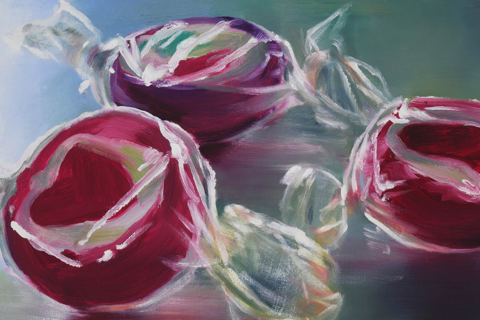 Cornelius Völker, Bonbons-Herzen (Sweets-Hearts), 2025