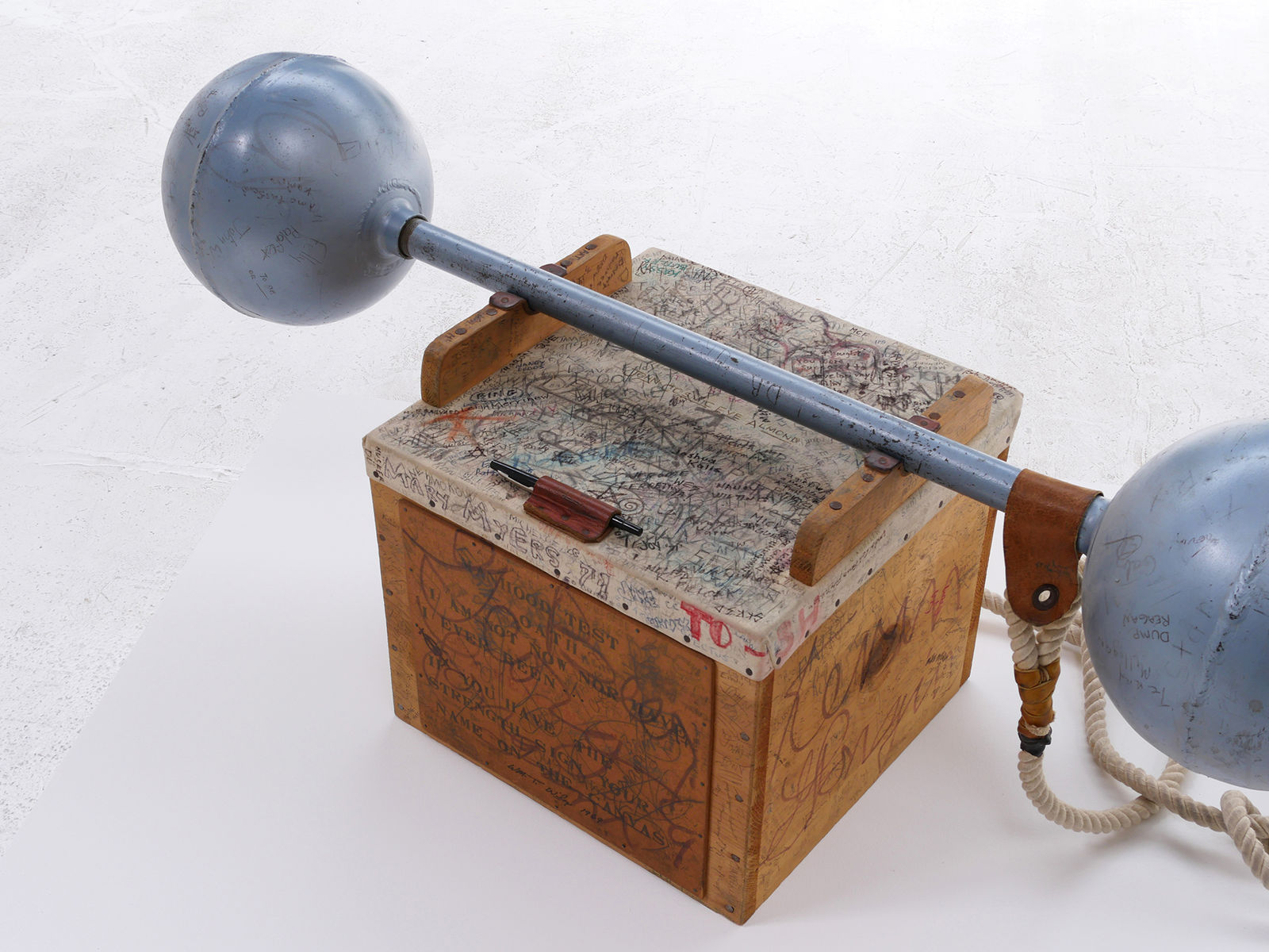 William T. Wiley, Manhood Test, 1969