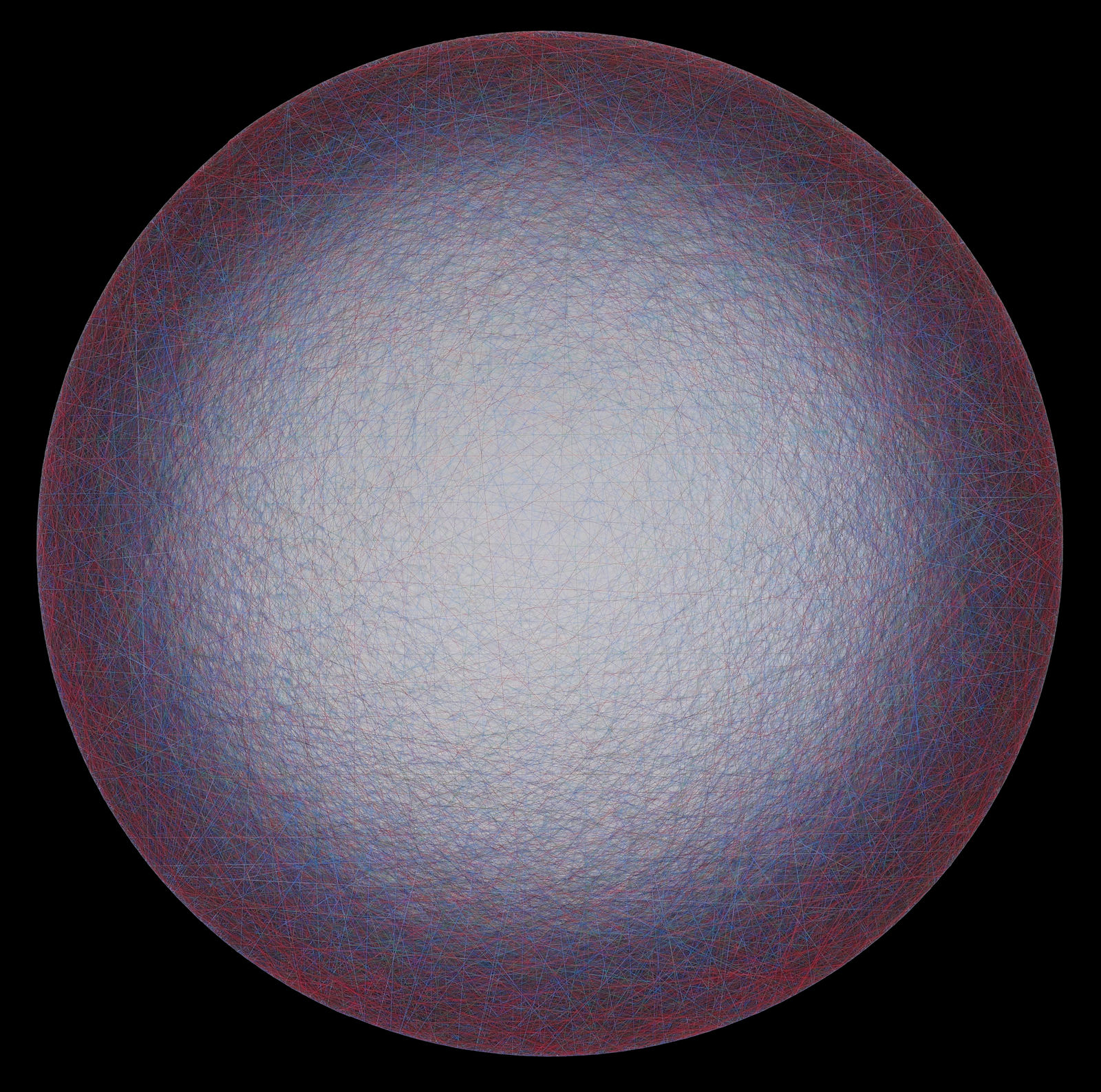 Emil Lukas, infinite edge blue #2283, 2024