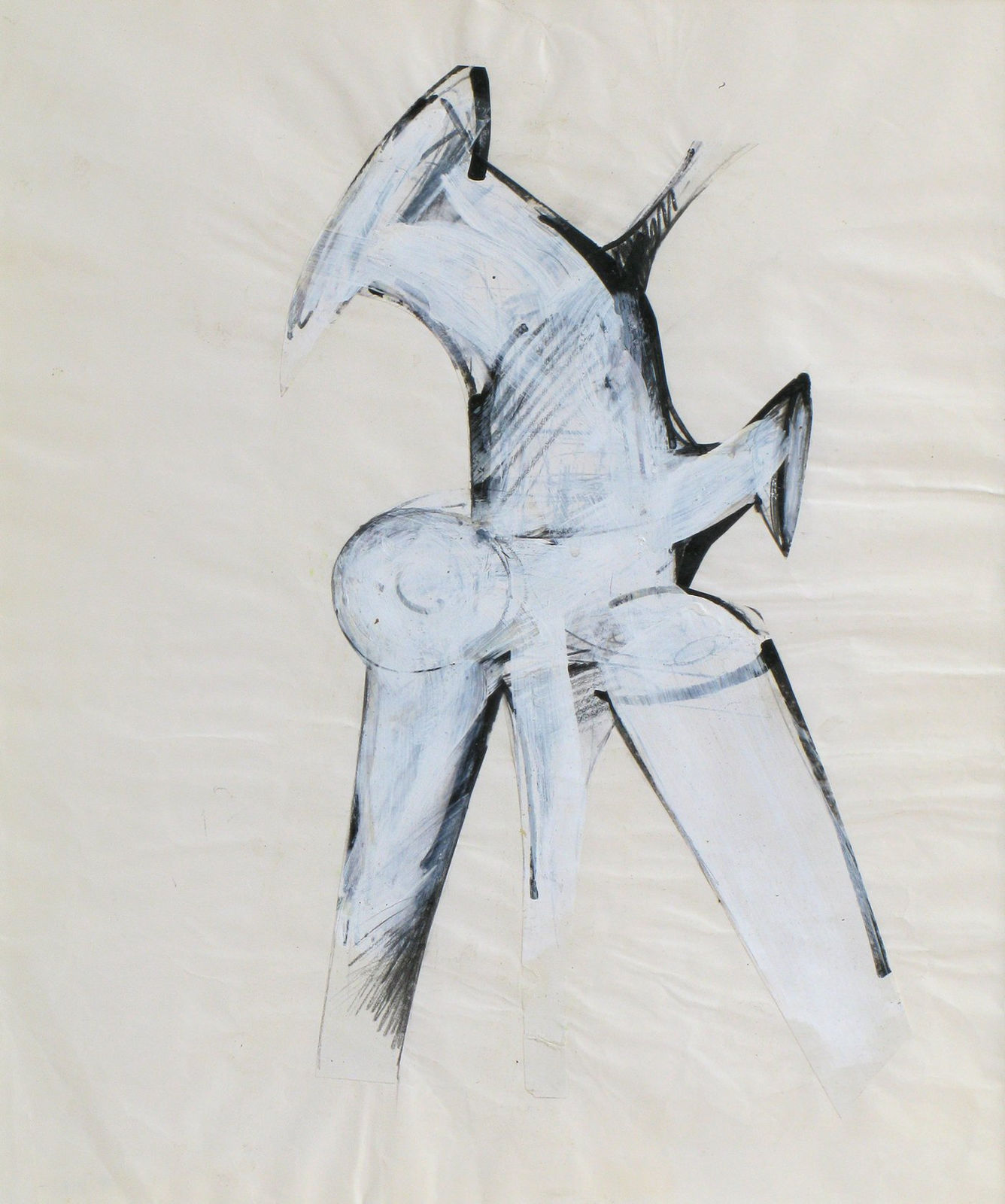 Jay DeFeo, Untitled (Tripod series) E2181, 1976