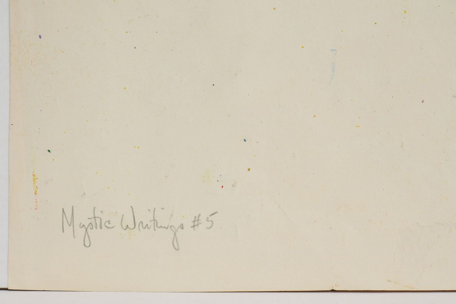 Jess (Collins), Mystic Writing #5, 1955