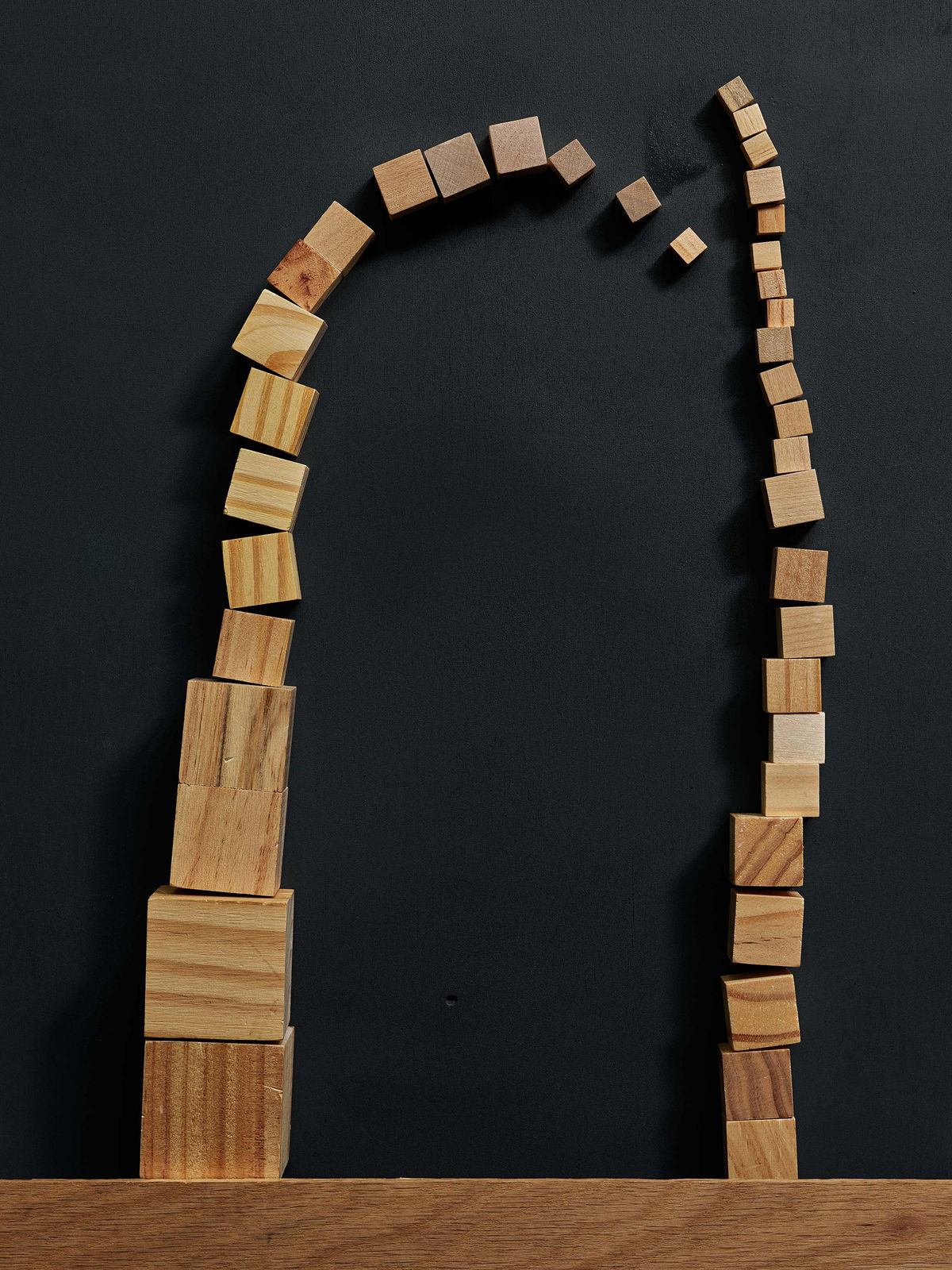 Abelardo Morell, Wood Block Construction #30, 2021