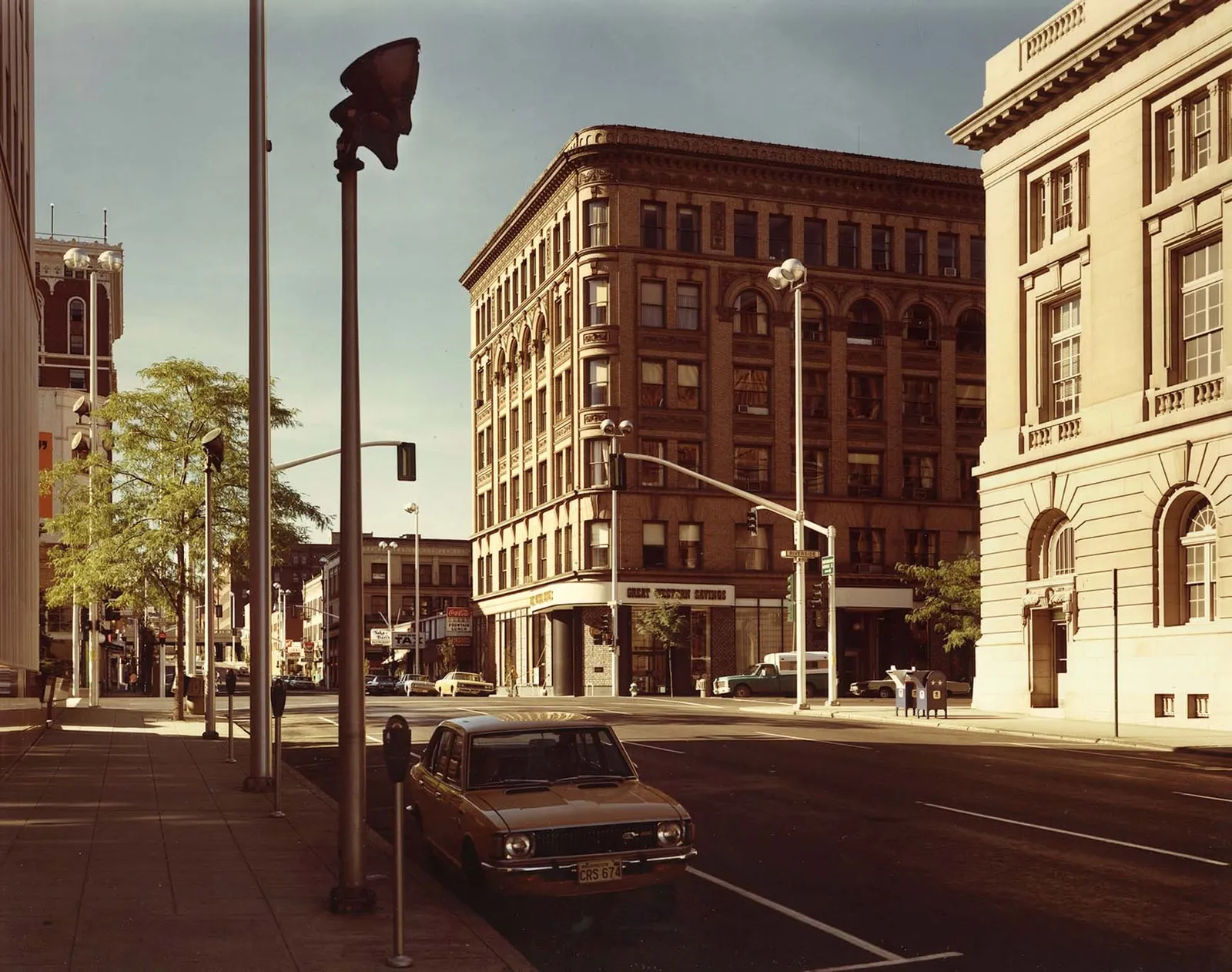 Lincoln Street and Riverside Street, Spokane, Washington by Stephen Shore