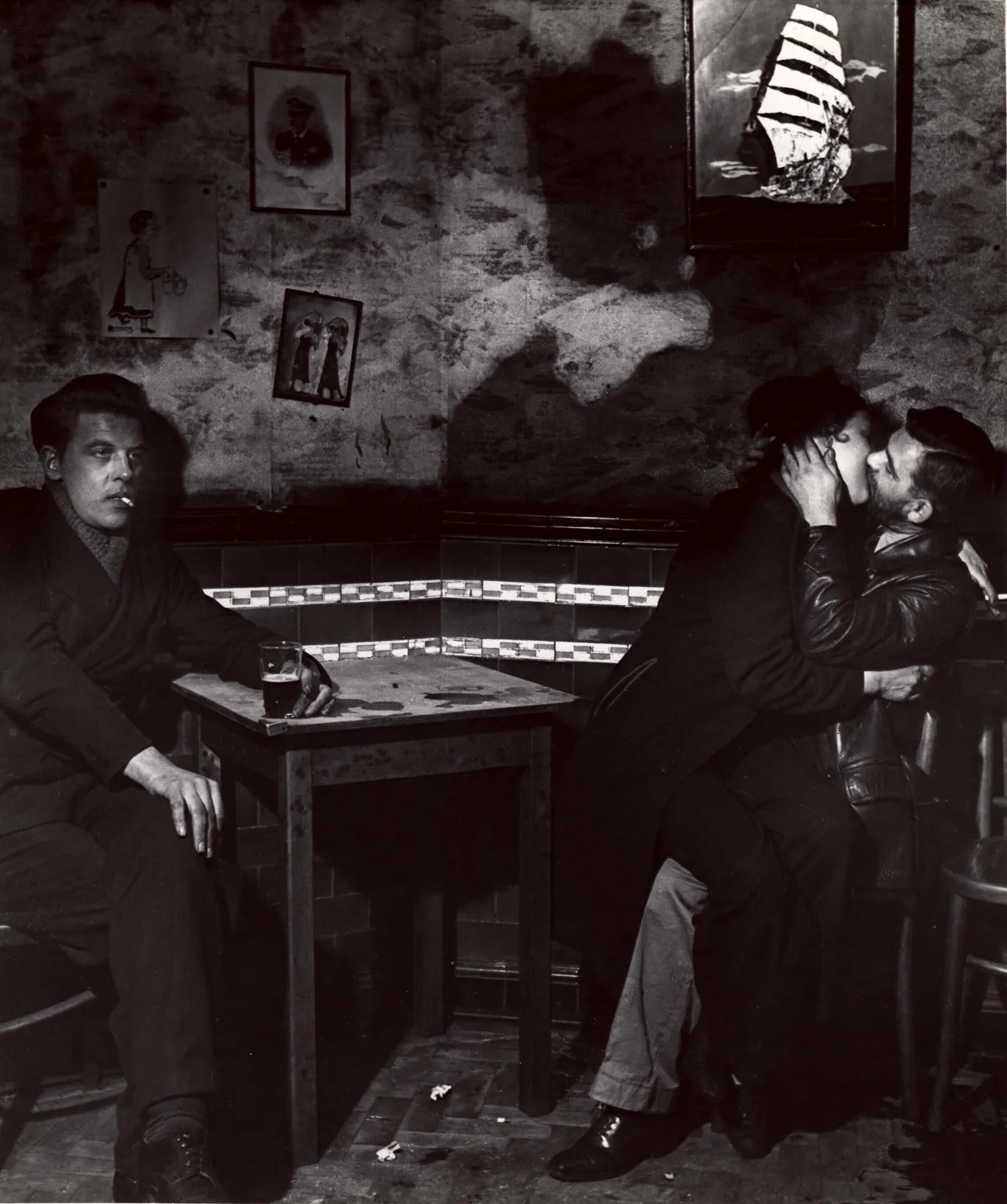 Bill Brandt, In the Public Bar at Charlie Brown’s, Limehouse, c. 1942